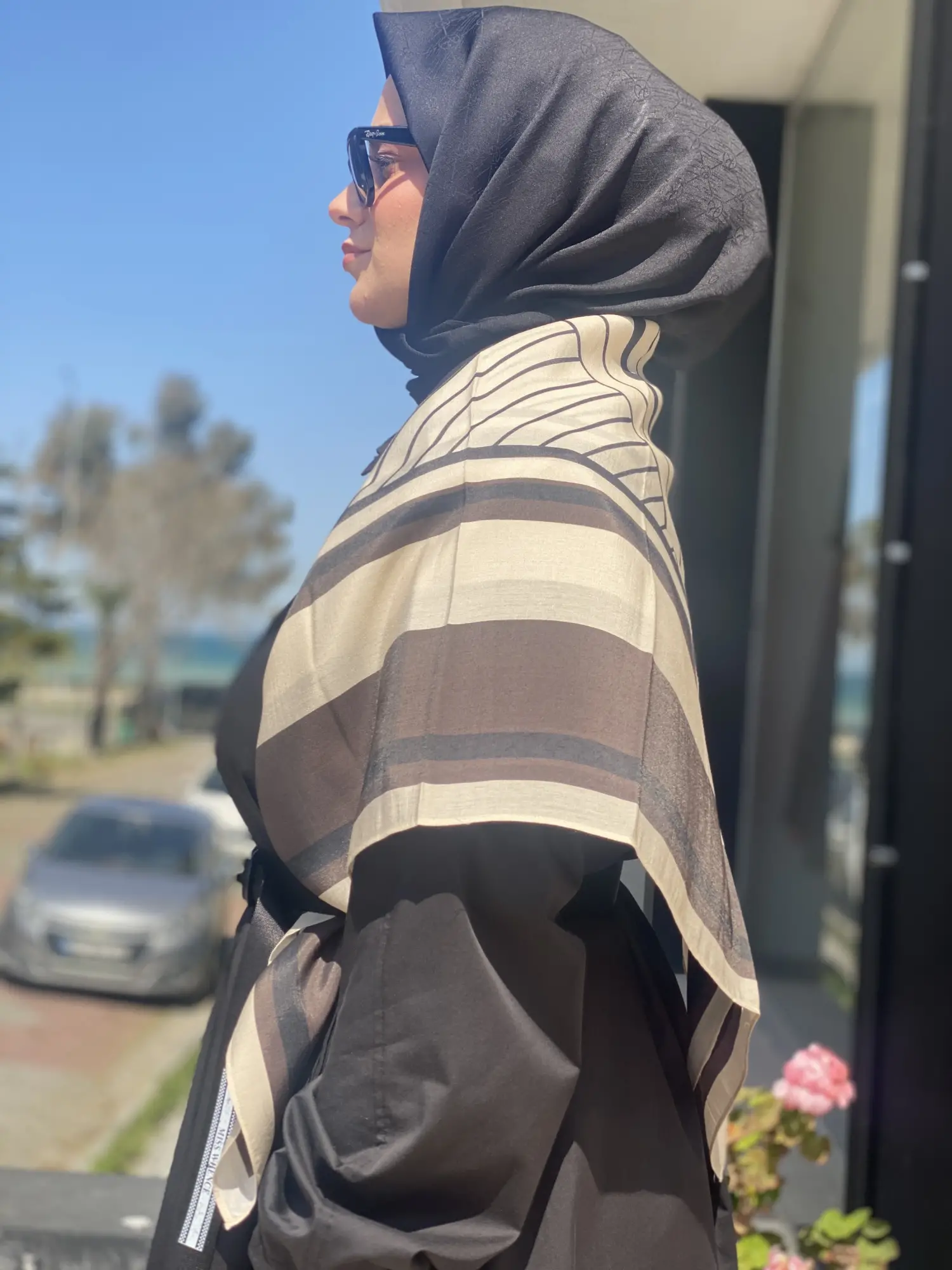 QooQ Store Blok Baskılı Eşarp 26SS101