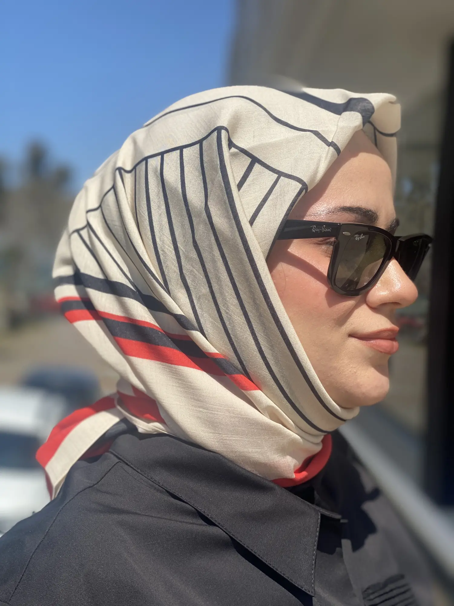 QooQ Store Blok Baskılı Eşarp 26SS101