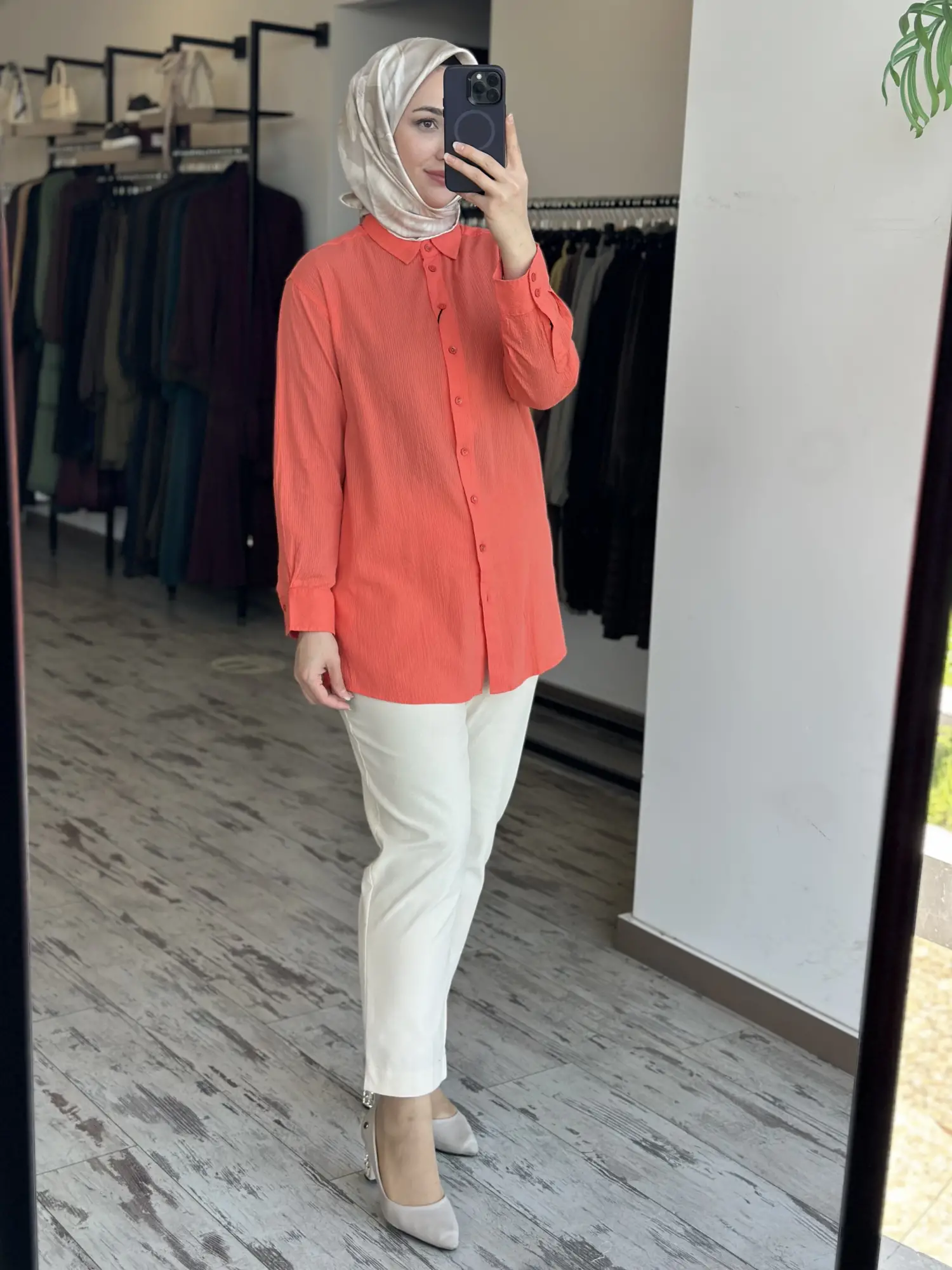 Kayra Müslin Basic Gömlek KA21121