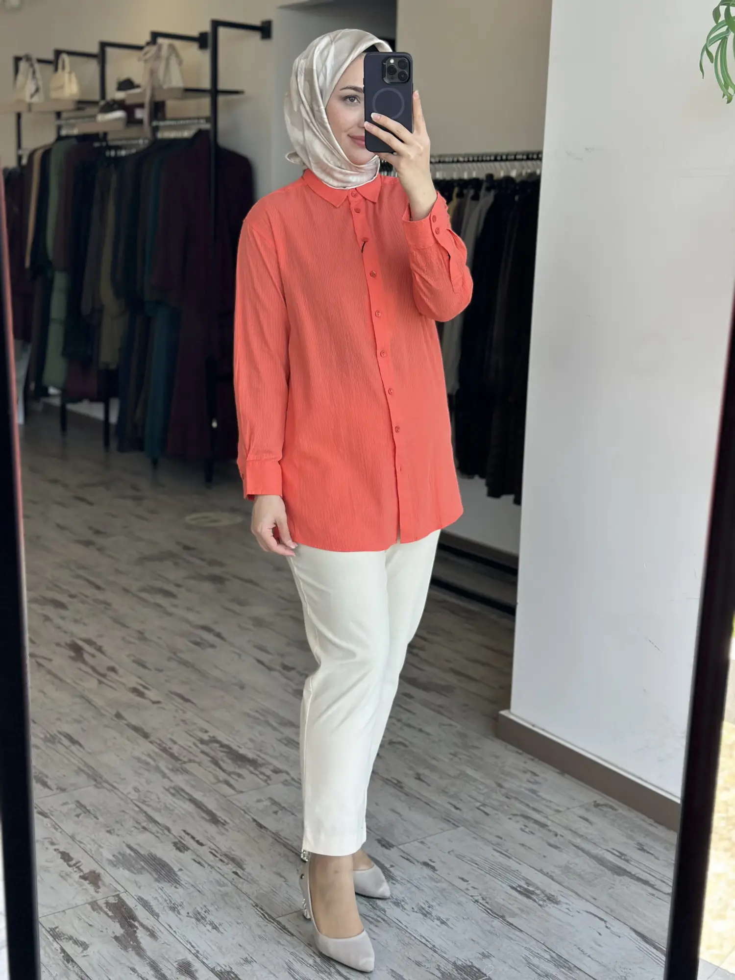 Kayra Müslin Basic Gömlek KA21121