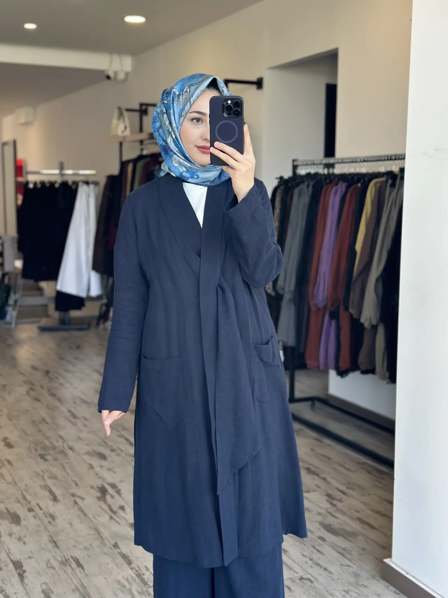 Almarwah Keten Kap Pantolon İçlik 3 lü Takım 202995