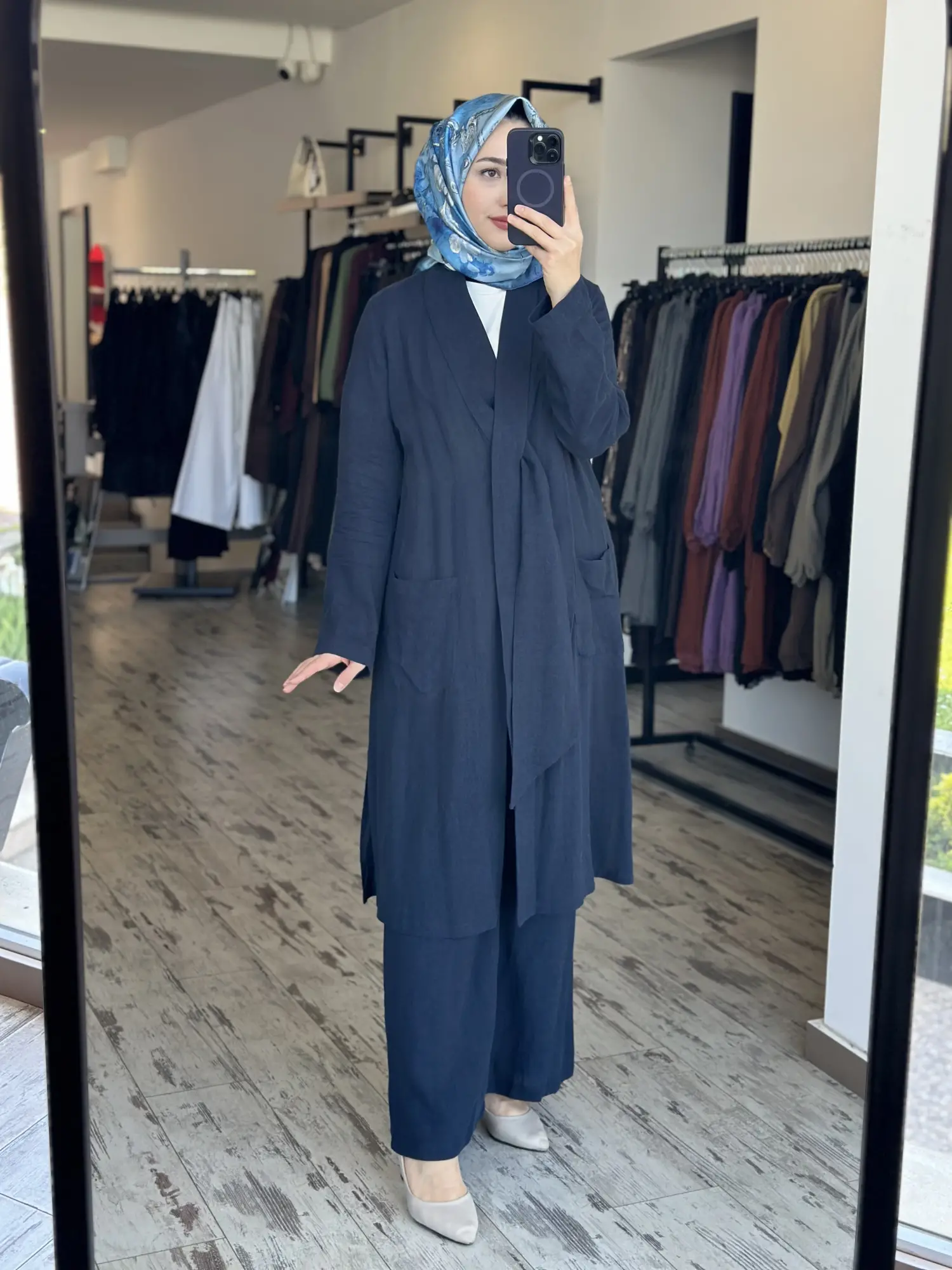 Almarwah Keten Kap Pantolon İçlik 3 lü Takım 202995