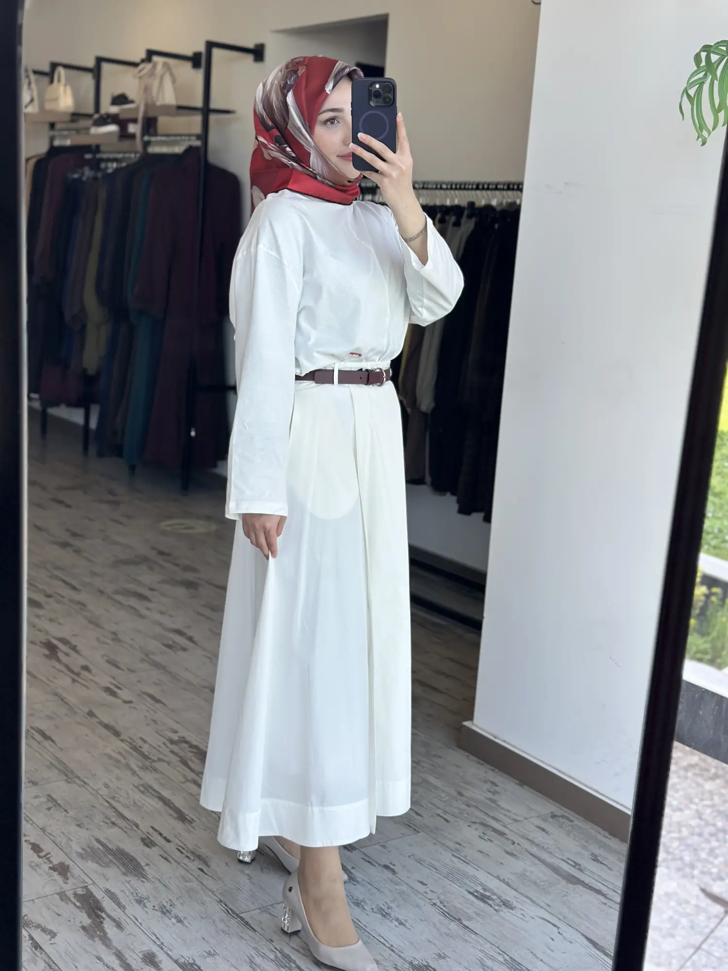 QooQ Store Cepli Poplin Numa Çan Etek 26SS510