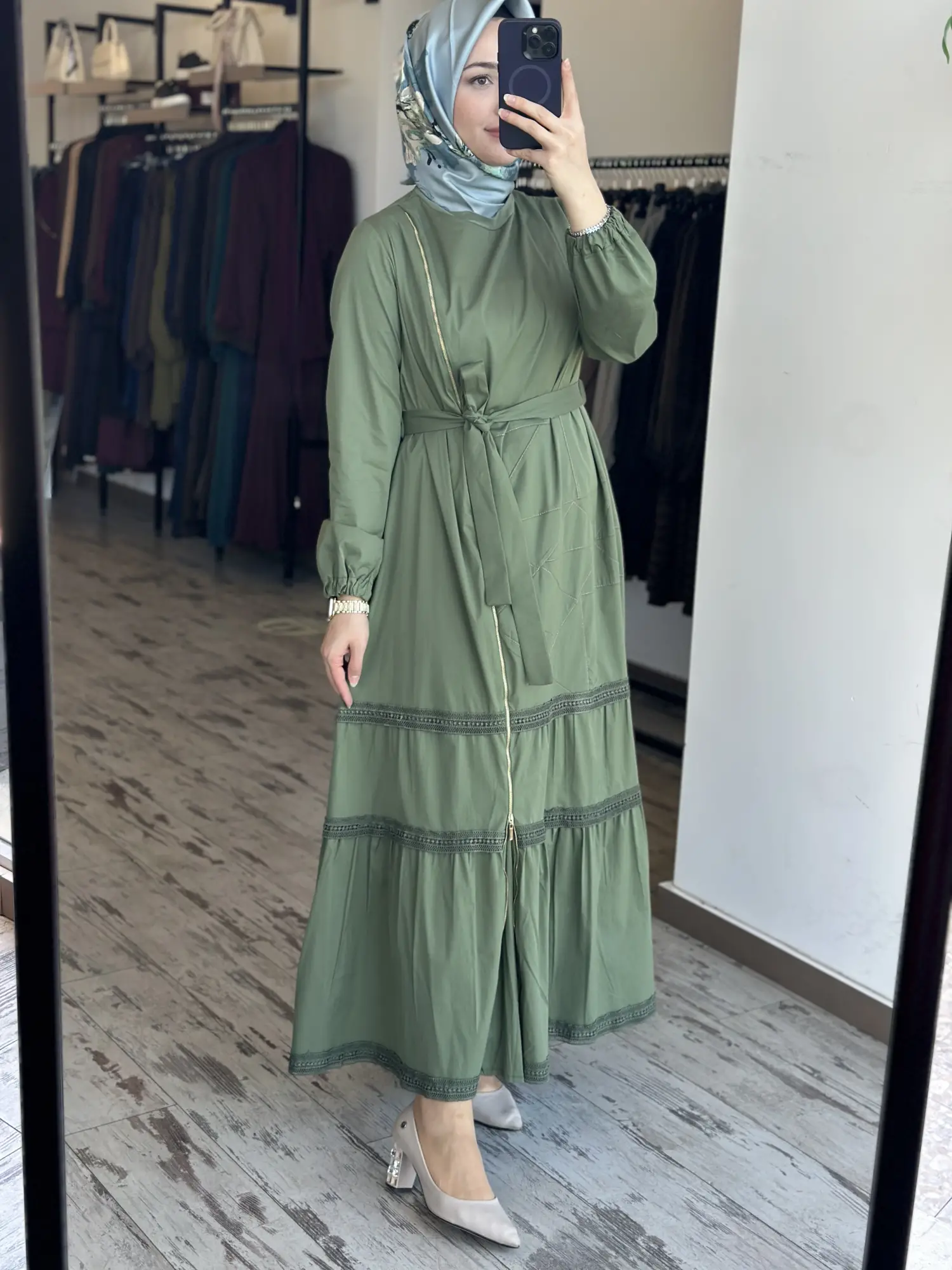 Misswhence Fermuarlı ve Spor Dikişli Elbise 39807