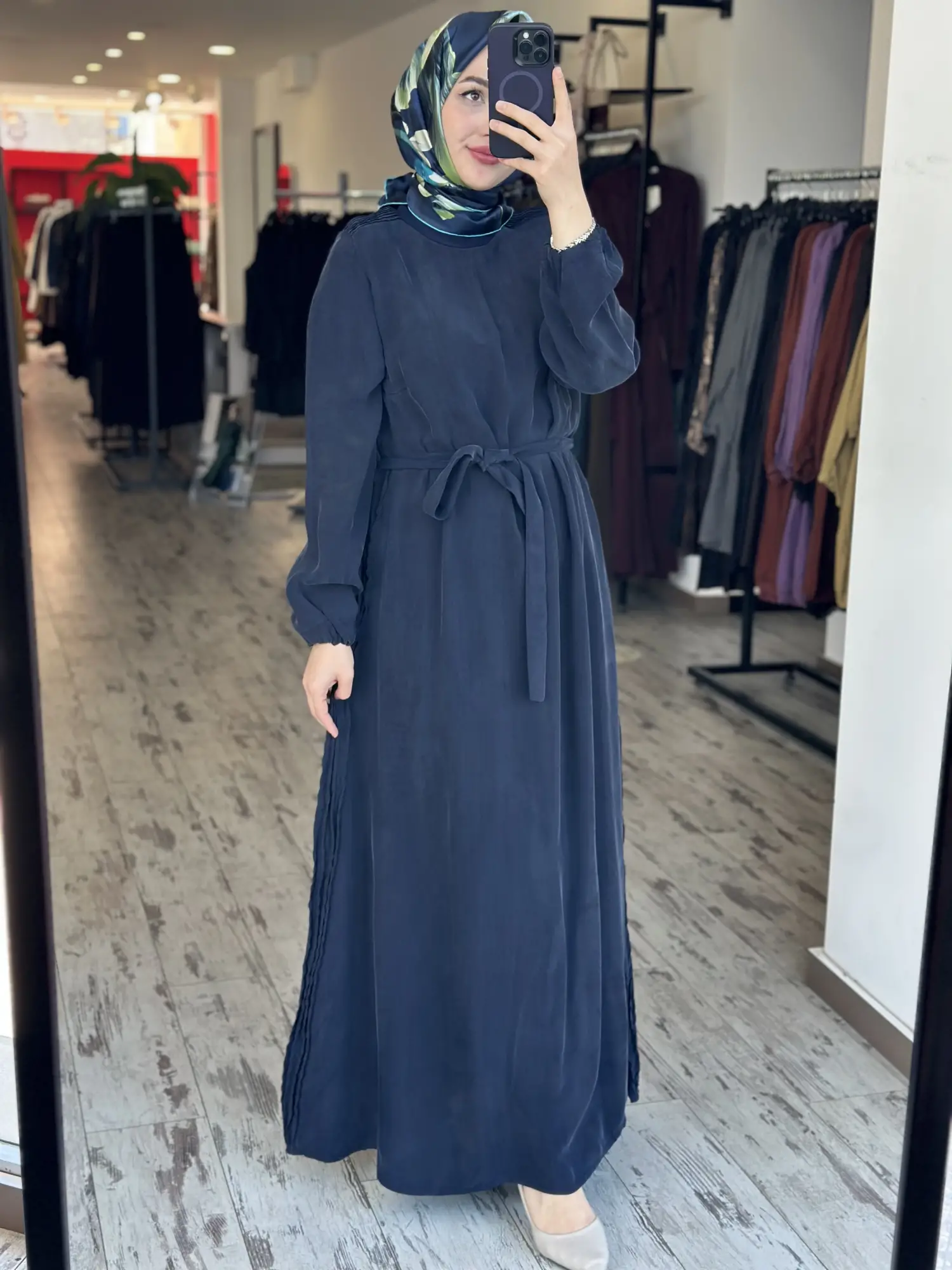 Misswhence Drape Detaylı Cupra İpek Elbise 39833