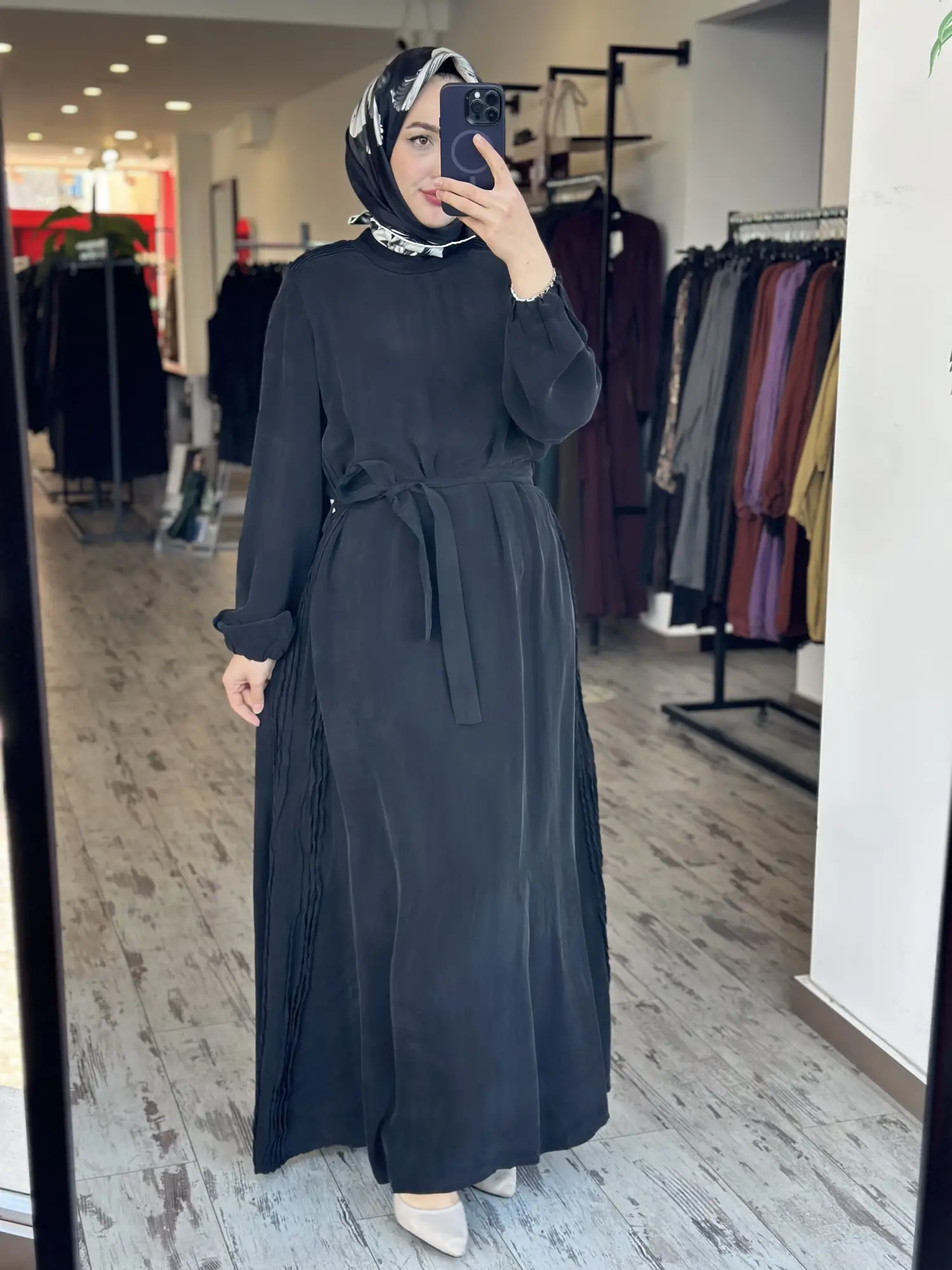 Misswhence Drape Detaylı Cupra İpek Elbise 39833