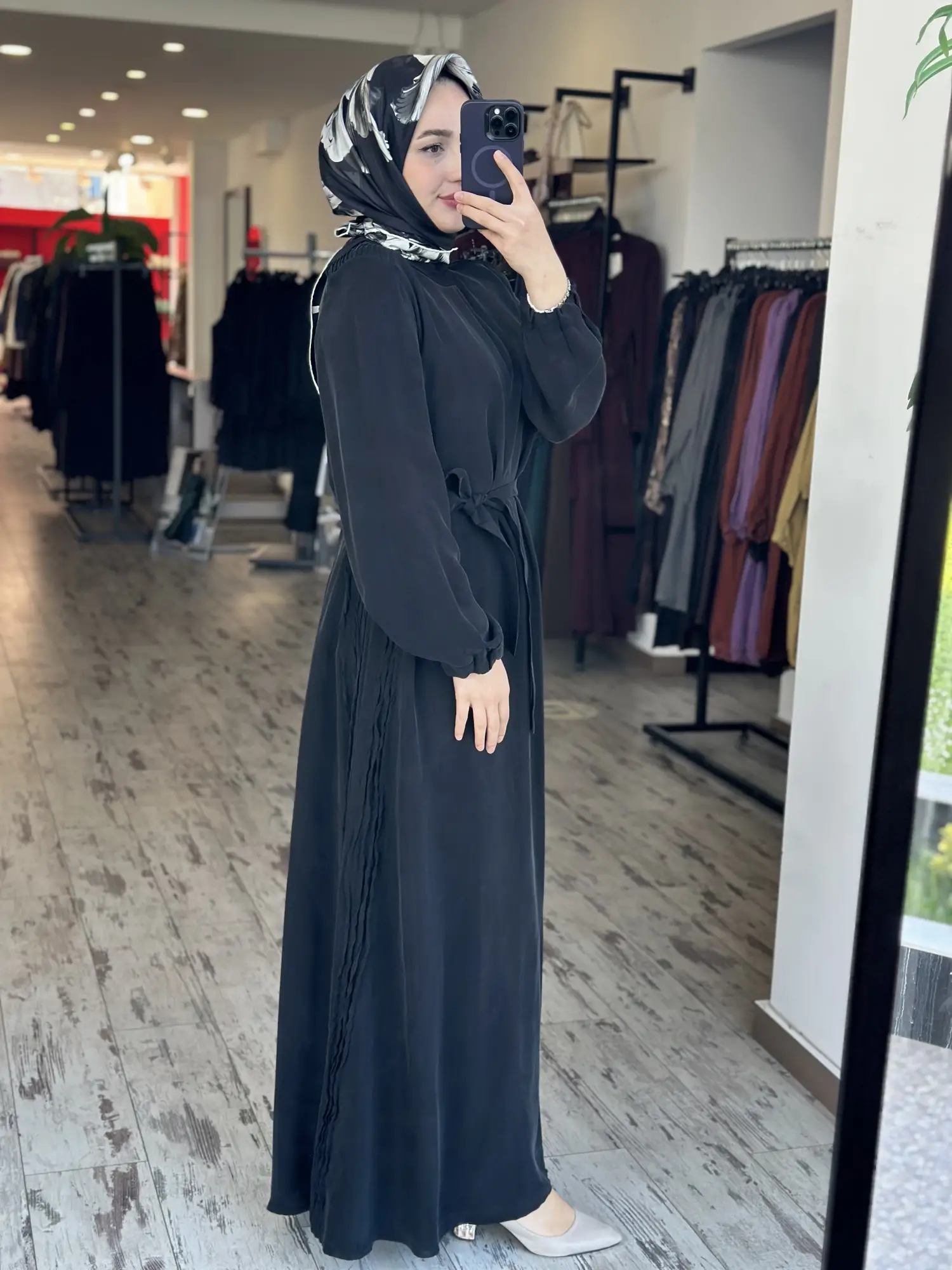 Misswhence Drape Detaylı Cupra İpek Elbise 39833
