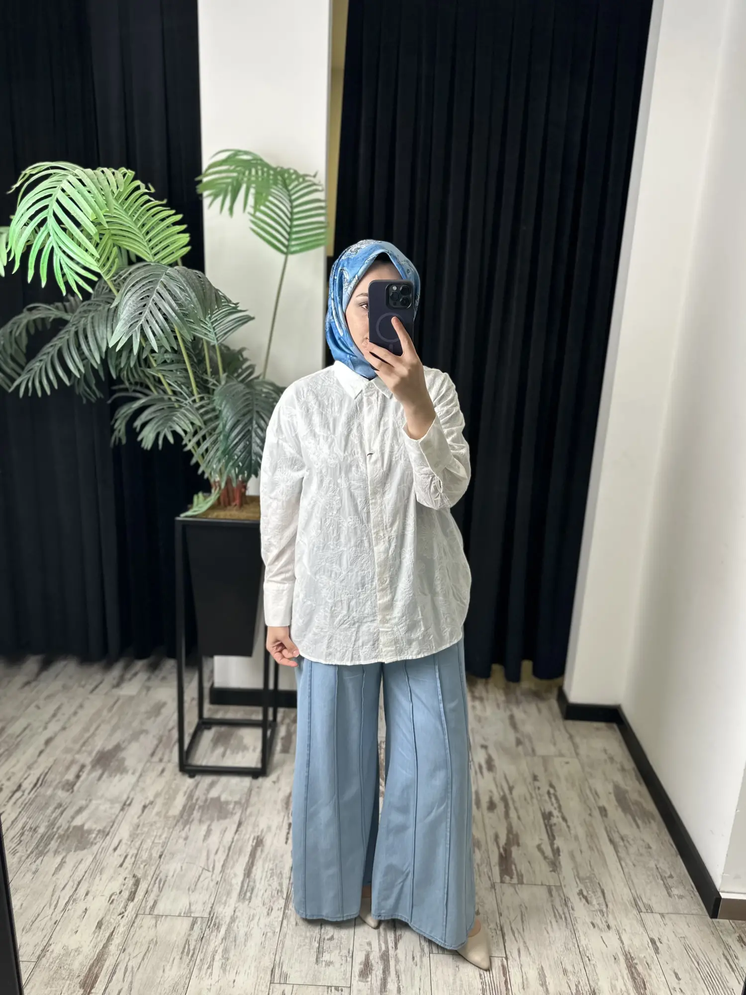 Kayra Nakış İşleme  Detaylı Gömlek KA11013