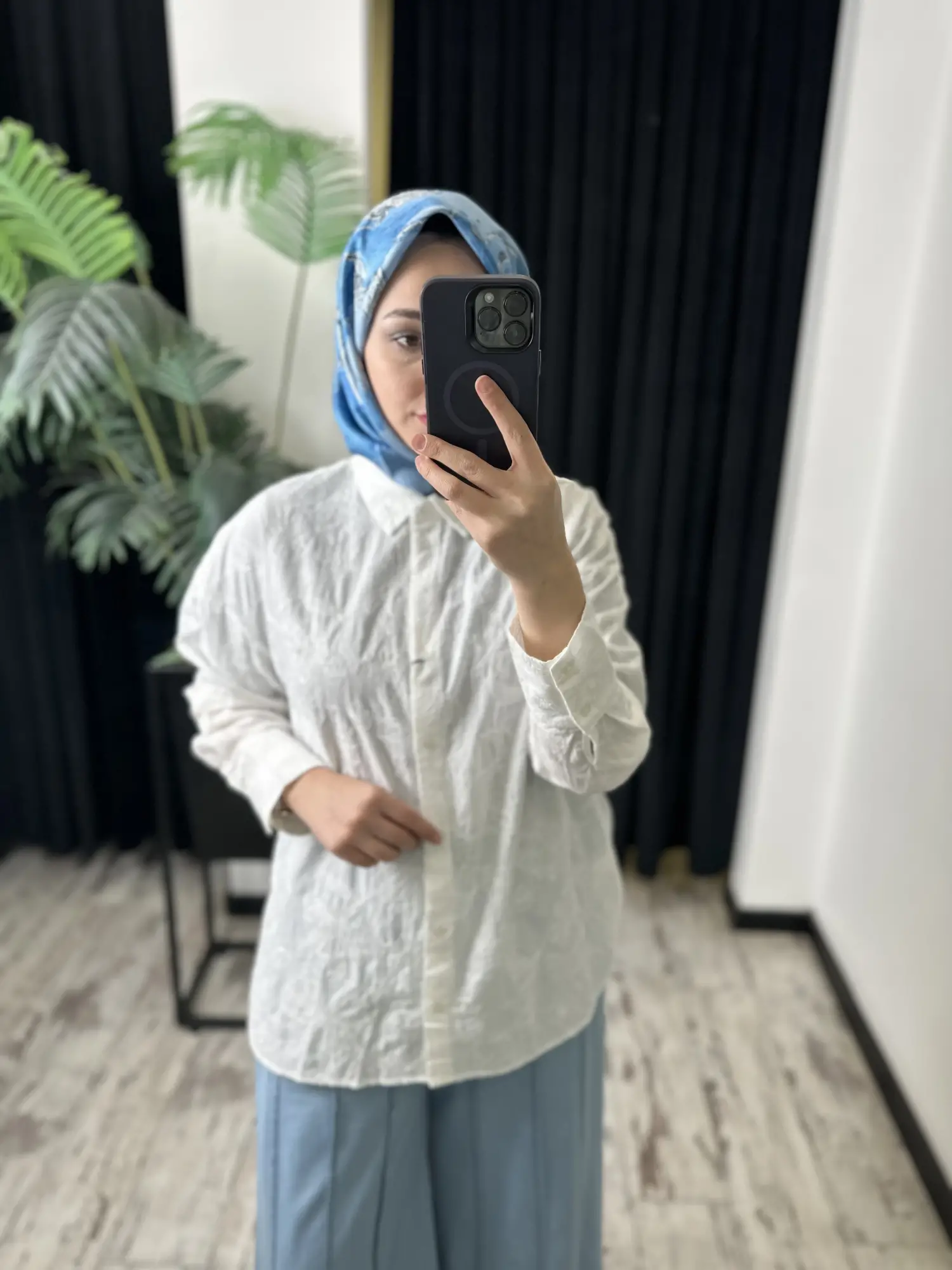 Kayra Nakış İşleme  Detaylı Gömlek KA11013