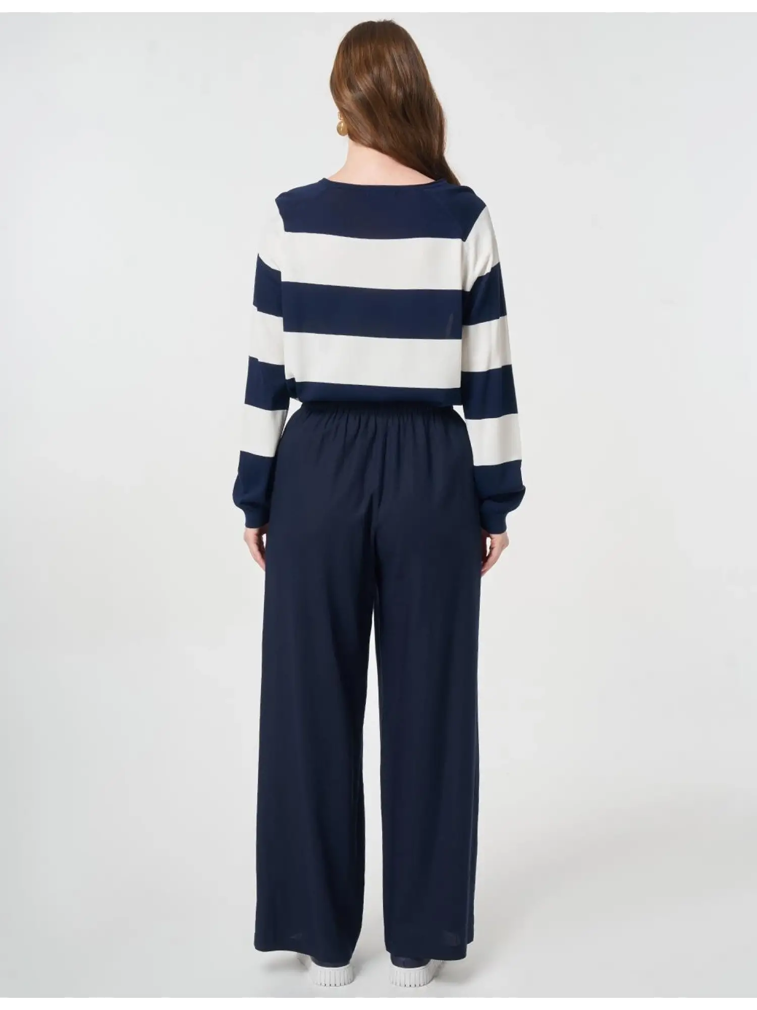 Kayra  Beli Lastikli Keten  Pantolon KA19026