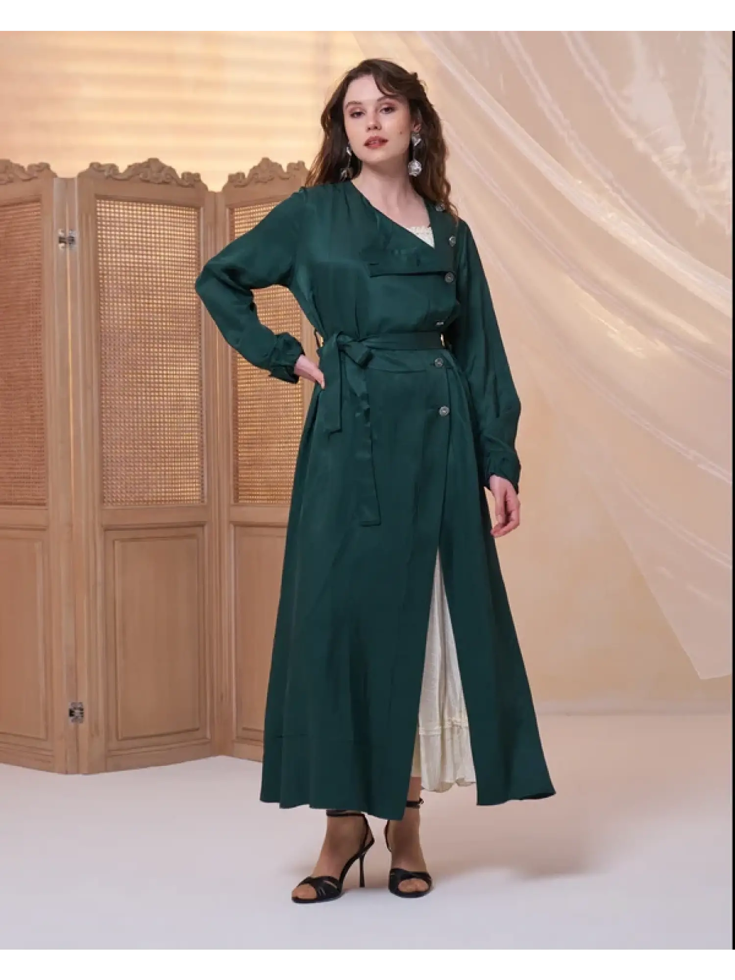 Misswhence Chanel Keten İkili Elbise 39806