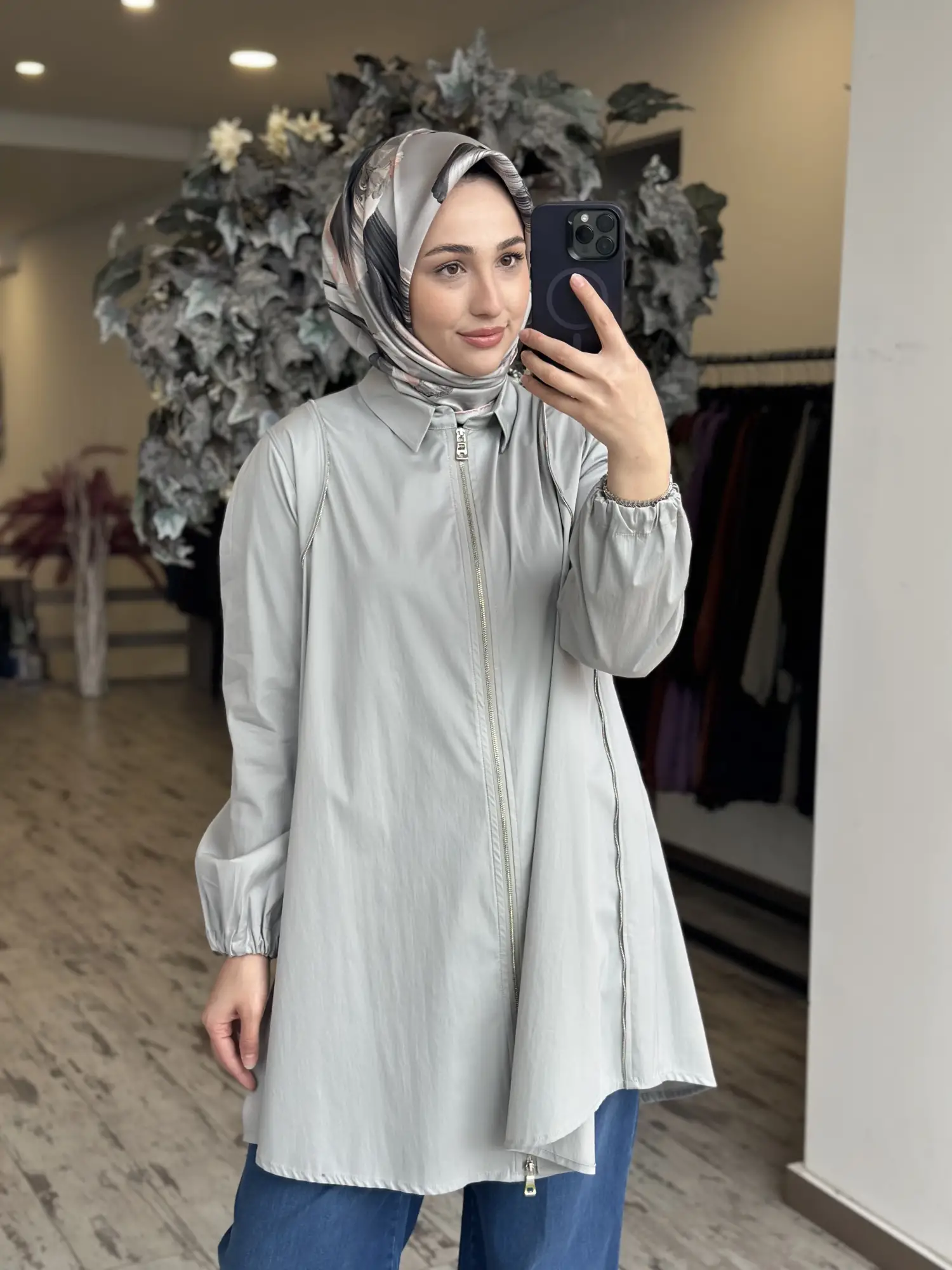 Misswhence Fermuar Detaylı Ve Fermuar Kapamalı Gömlek 39302