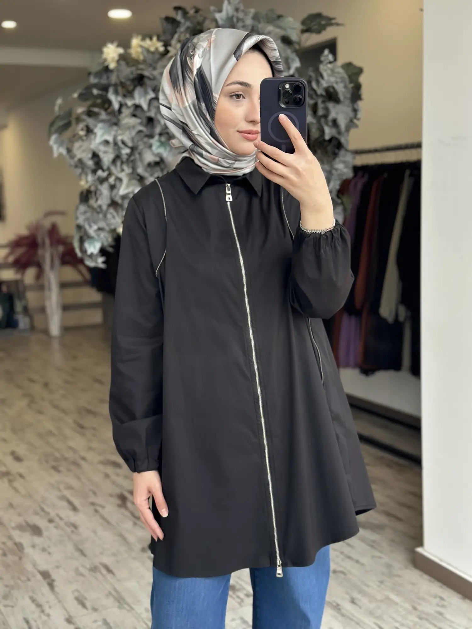 Misswhence Fermuar Detaylı Ve Fermuar Kapamalı Gömlek 39302