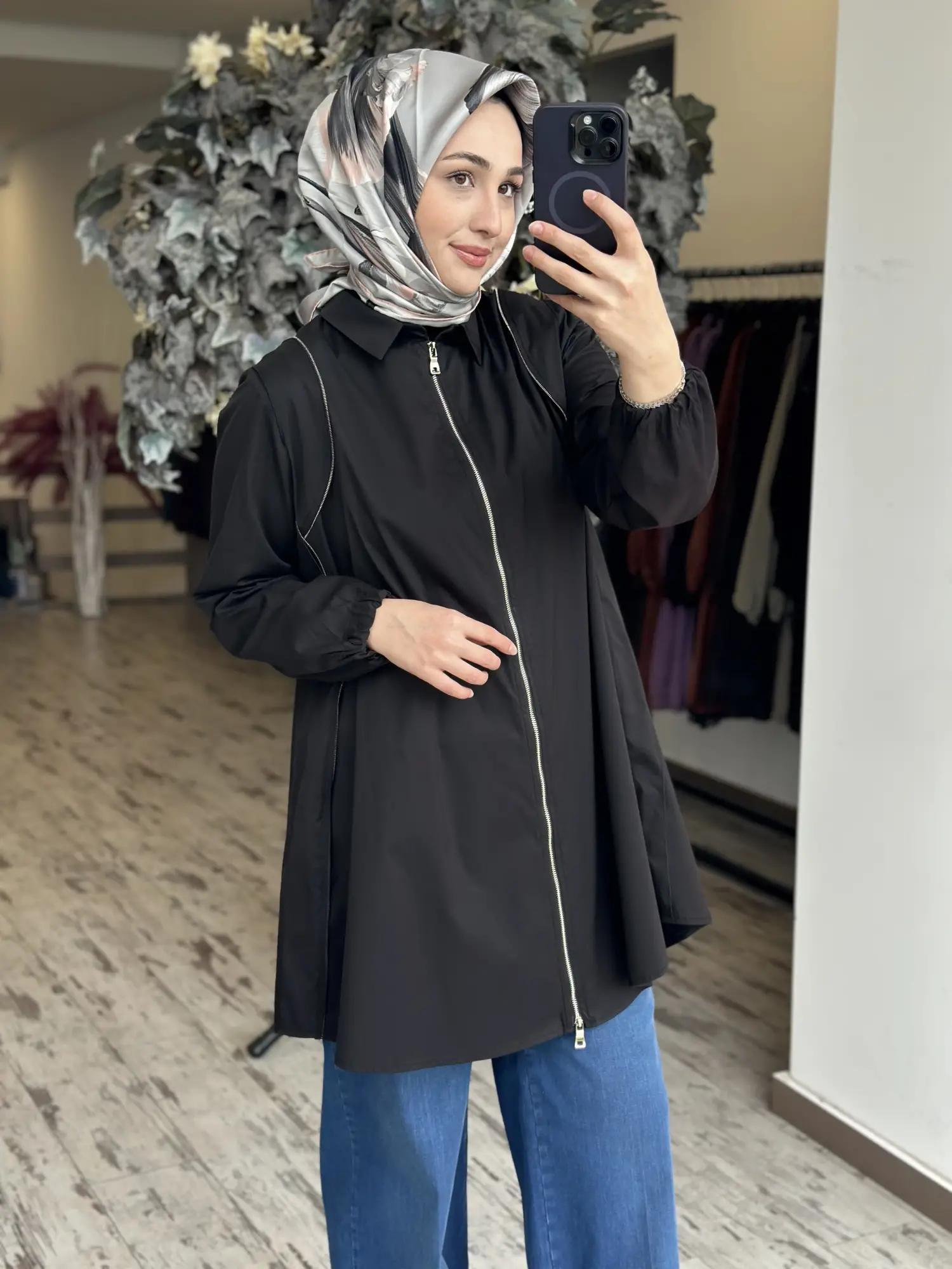 Misswhence Fermuar Detaylı Ve Fermuar Kapamalı Gömlek 39302