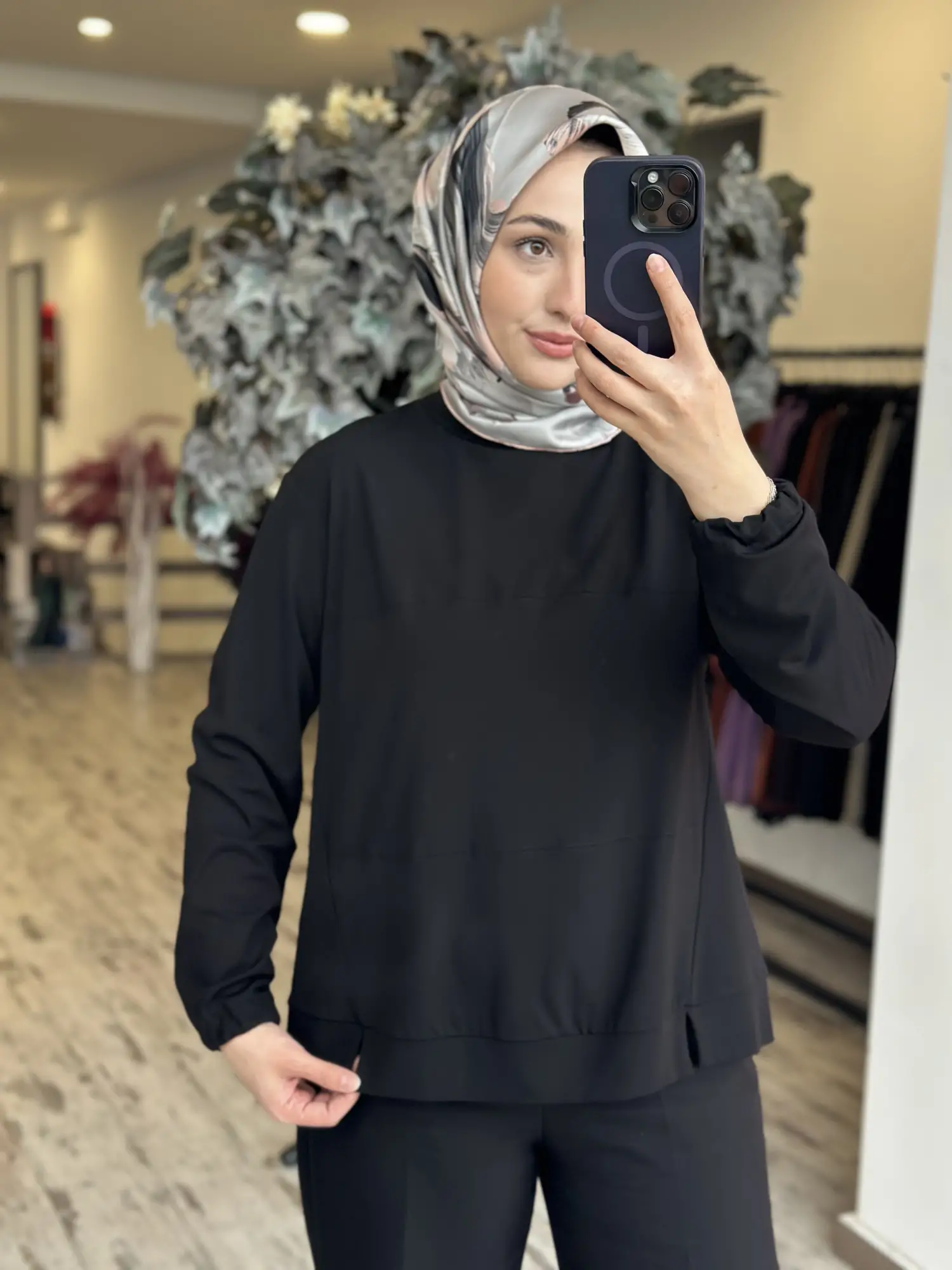 Misswhence Dikiş Detaylı Modal Penye Bluz 39028
