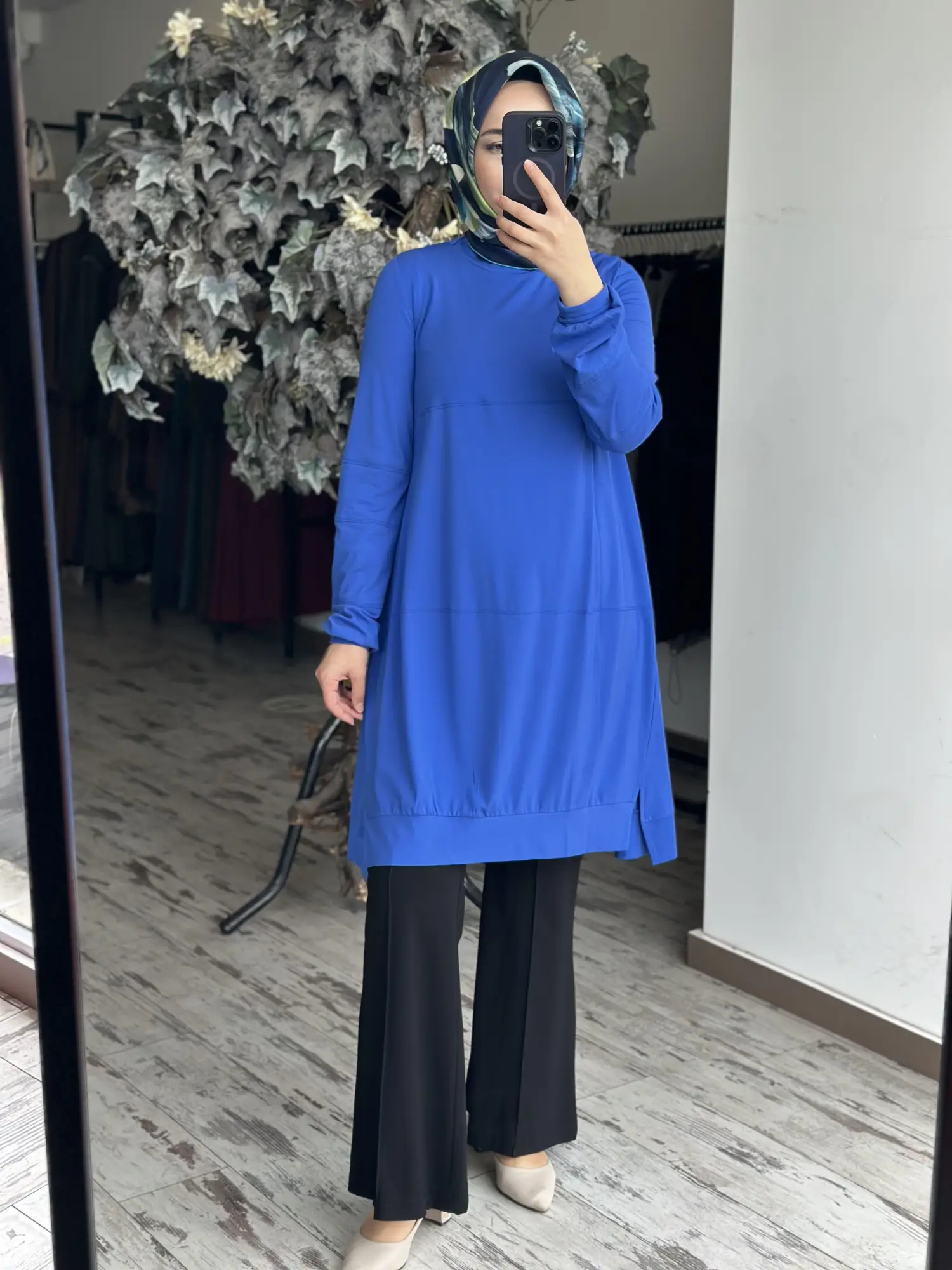 Misswhence Dikiş Detaylı Modal Penye Tunik 39030