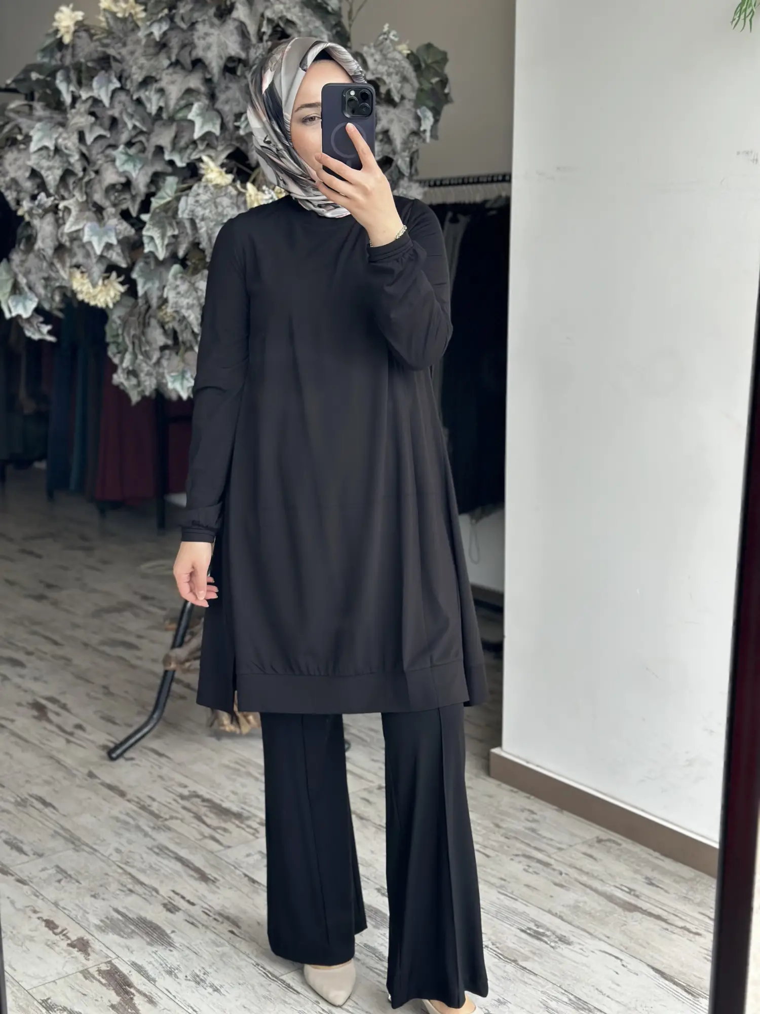 Misswhence Dikiş Detaylı Modal Penye Tunik 39030