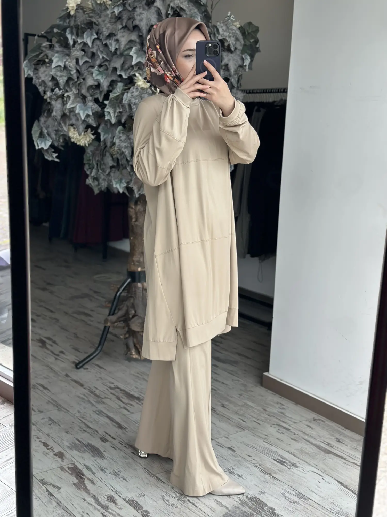 Misswhence Dikiş Detaylı Modal Penye Tunik 39030