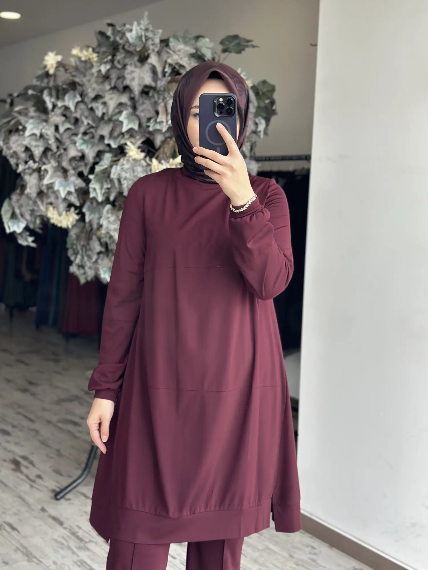 Misswhence Dikiş Detaylı Modal Penye Tunik 39030