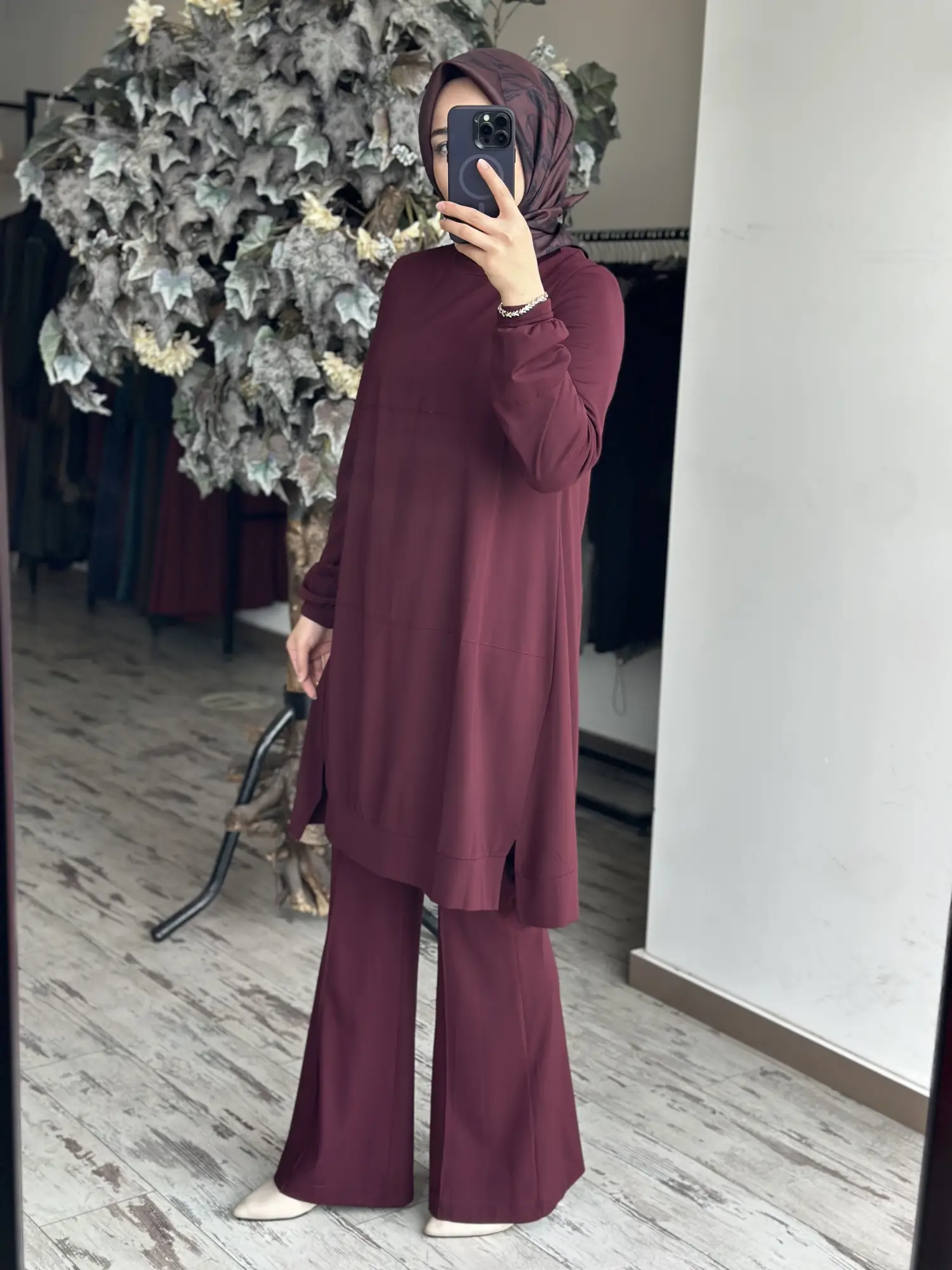 Misswhence Dikiş Detaylı Modal Penye Tunik 39030