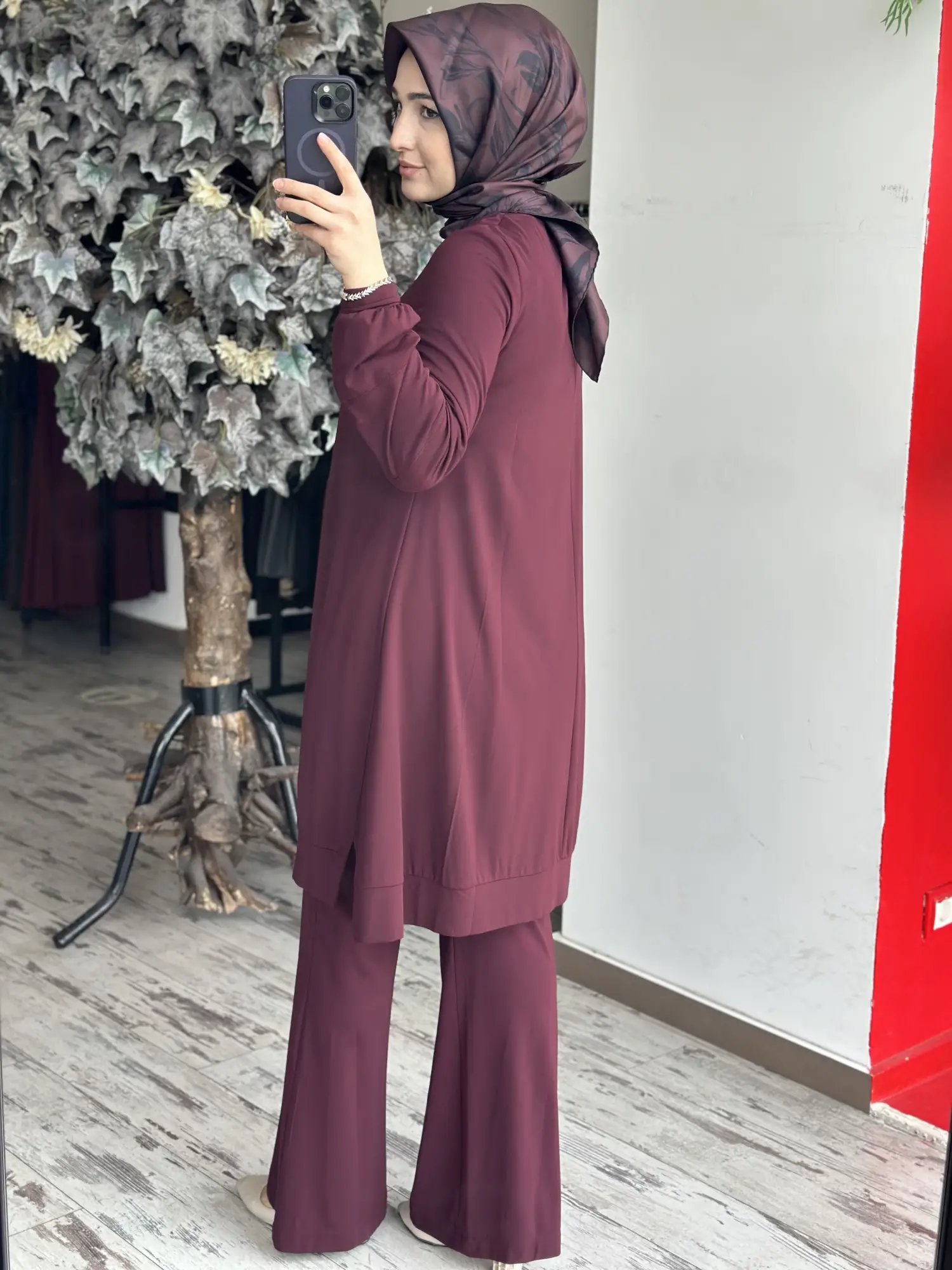 Misswhence Dikiş Detaylı Modal Penye Tunik 39030