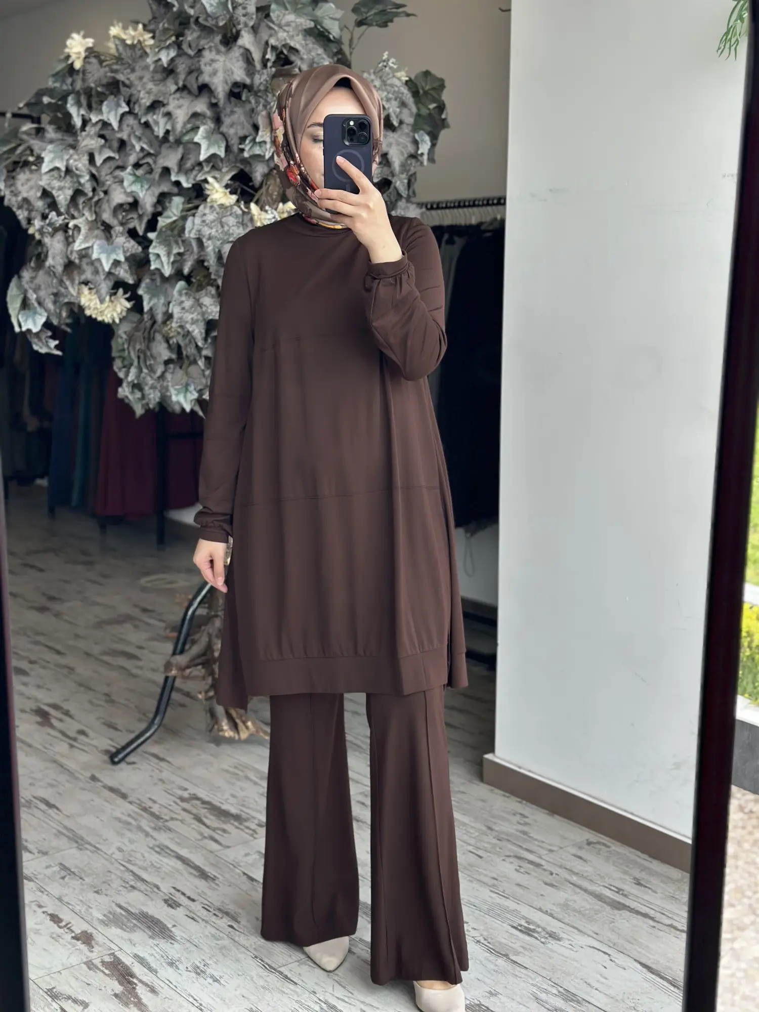 Misswhence Dikiş Detaylı Modal Penye Tunik 39030
