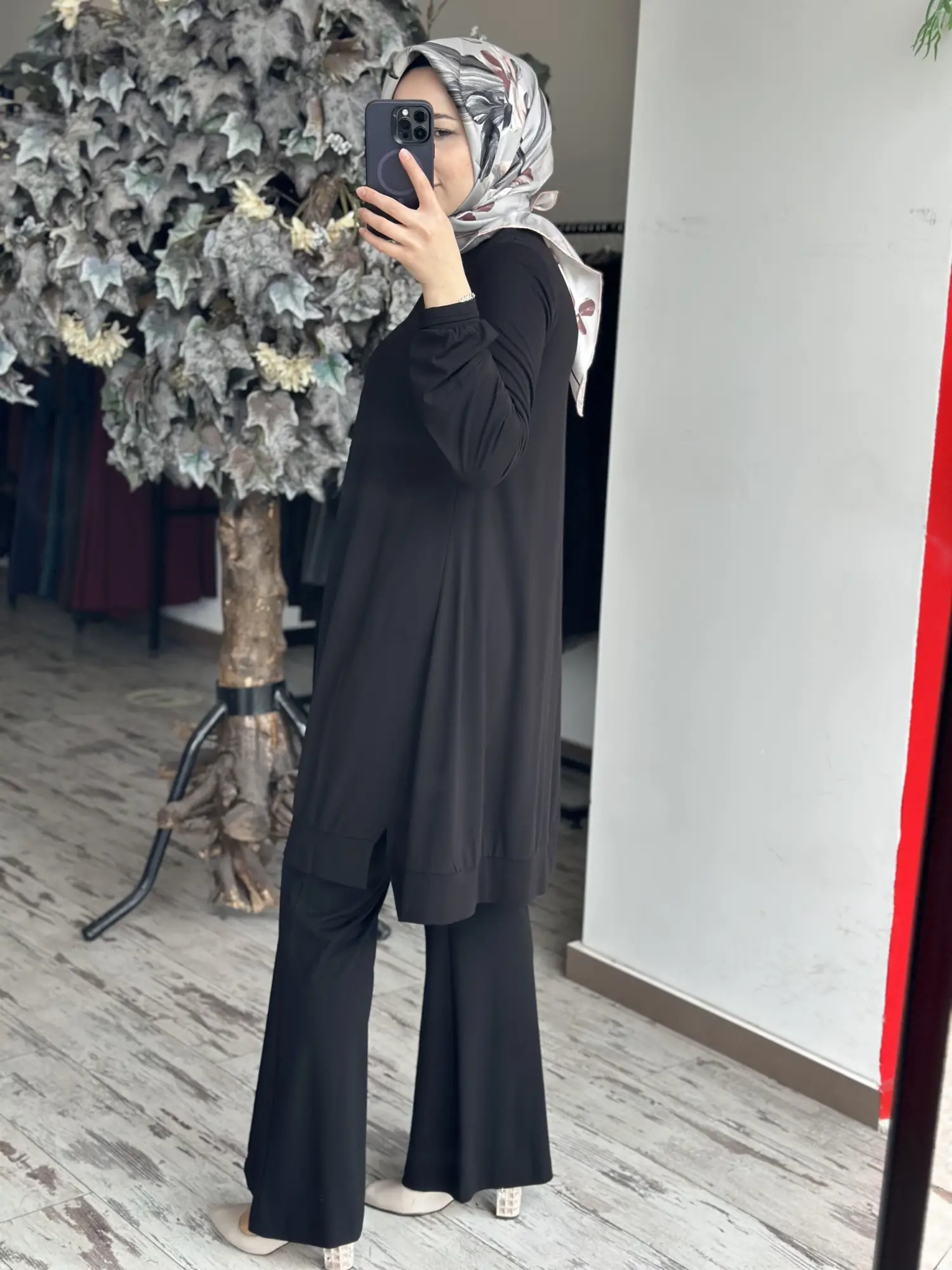 Misswhence Dikiş Detaylı Modal Penye Tunik 39030