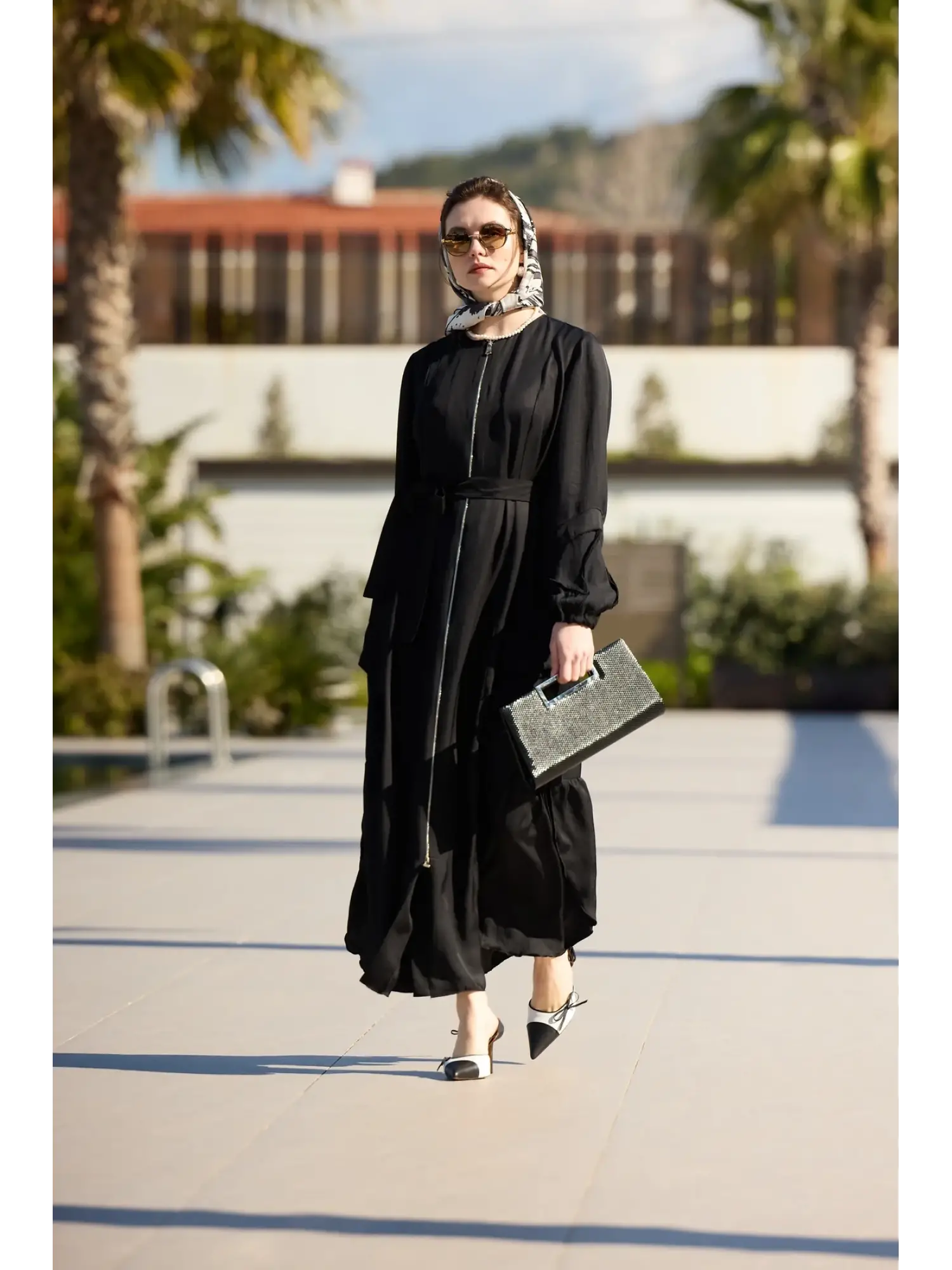 Misswhence Fırfır Detaylı Chanel Keten Pardesü 39508