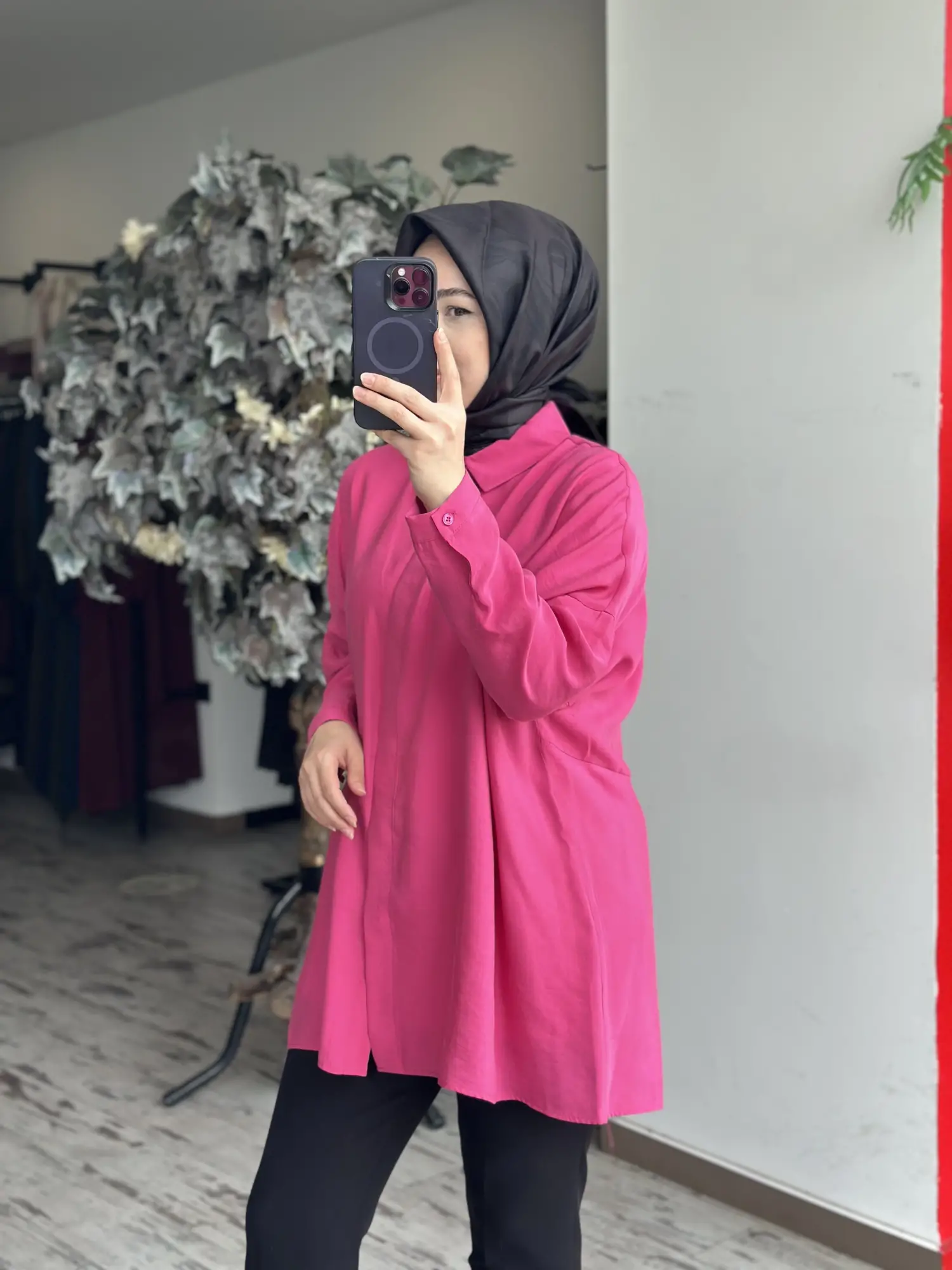 QooQ Store Yarasa Kol Gömlek 26SS233
