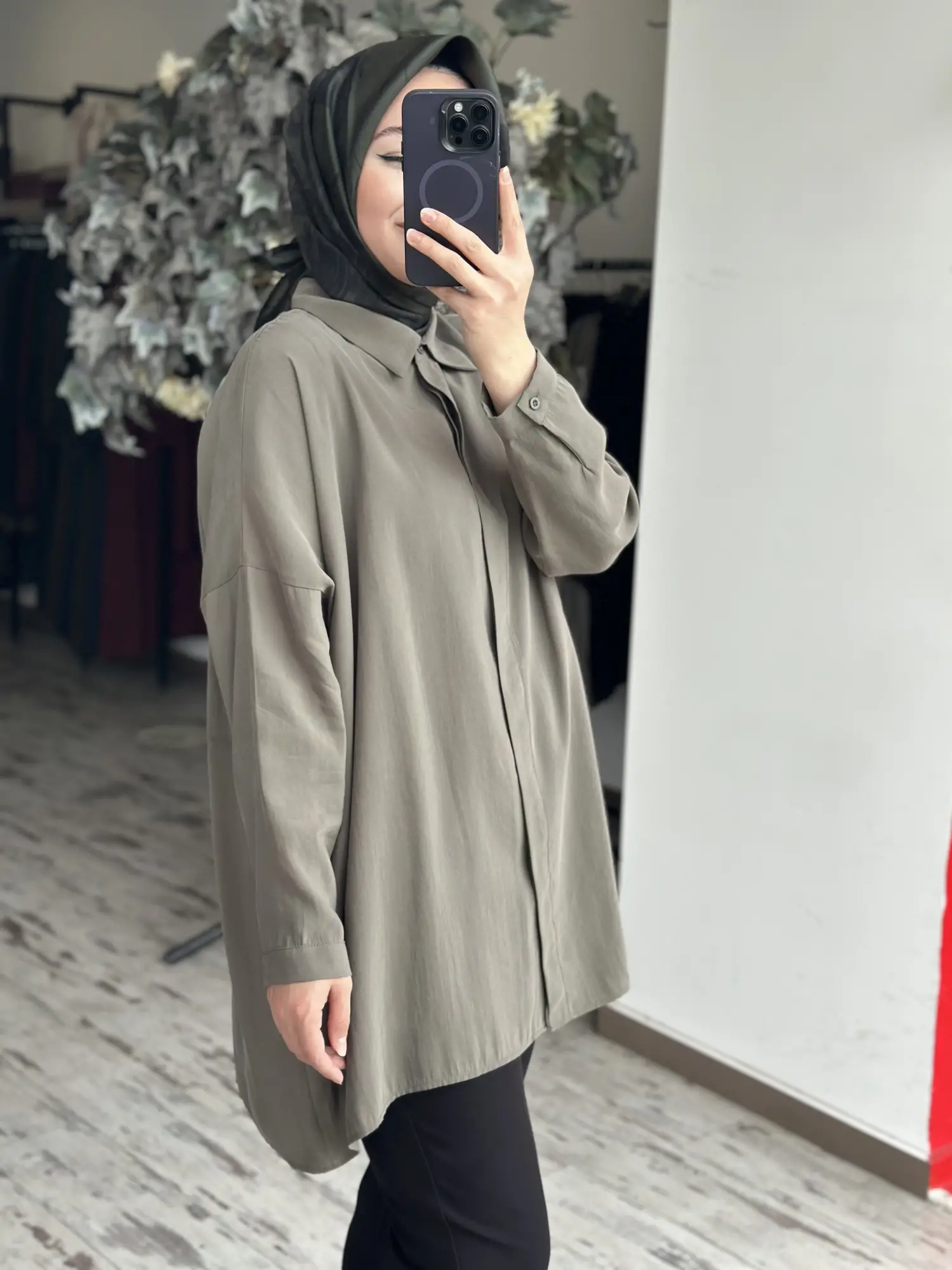 QooQ Store Yarasa Kol Gömlek 26SS233