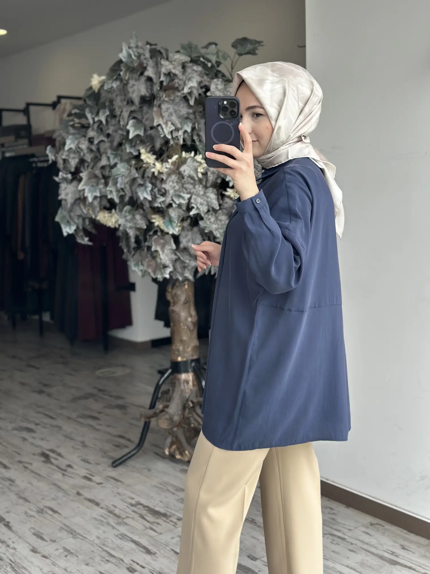 QooQ Store Yarasa Kol Gömlek 26SS233