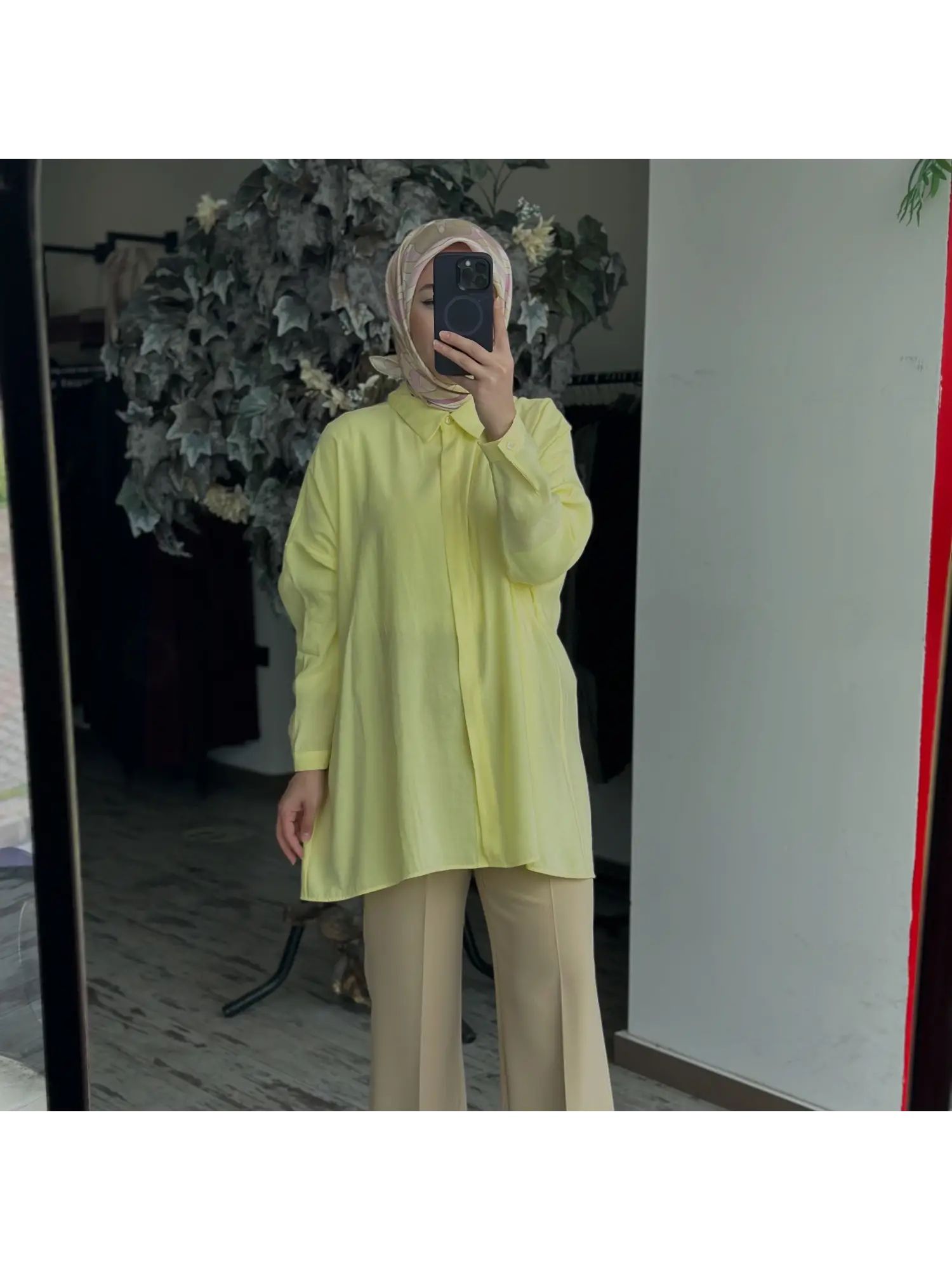 QooQ Store Yarasa Kol Gömlek 26SS233