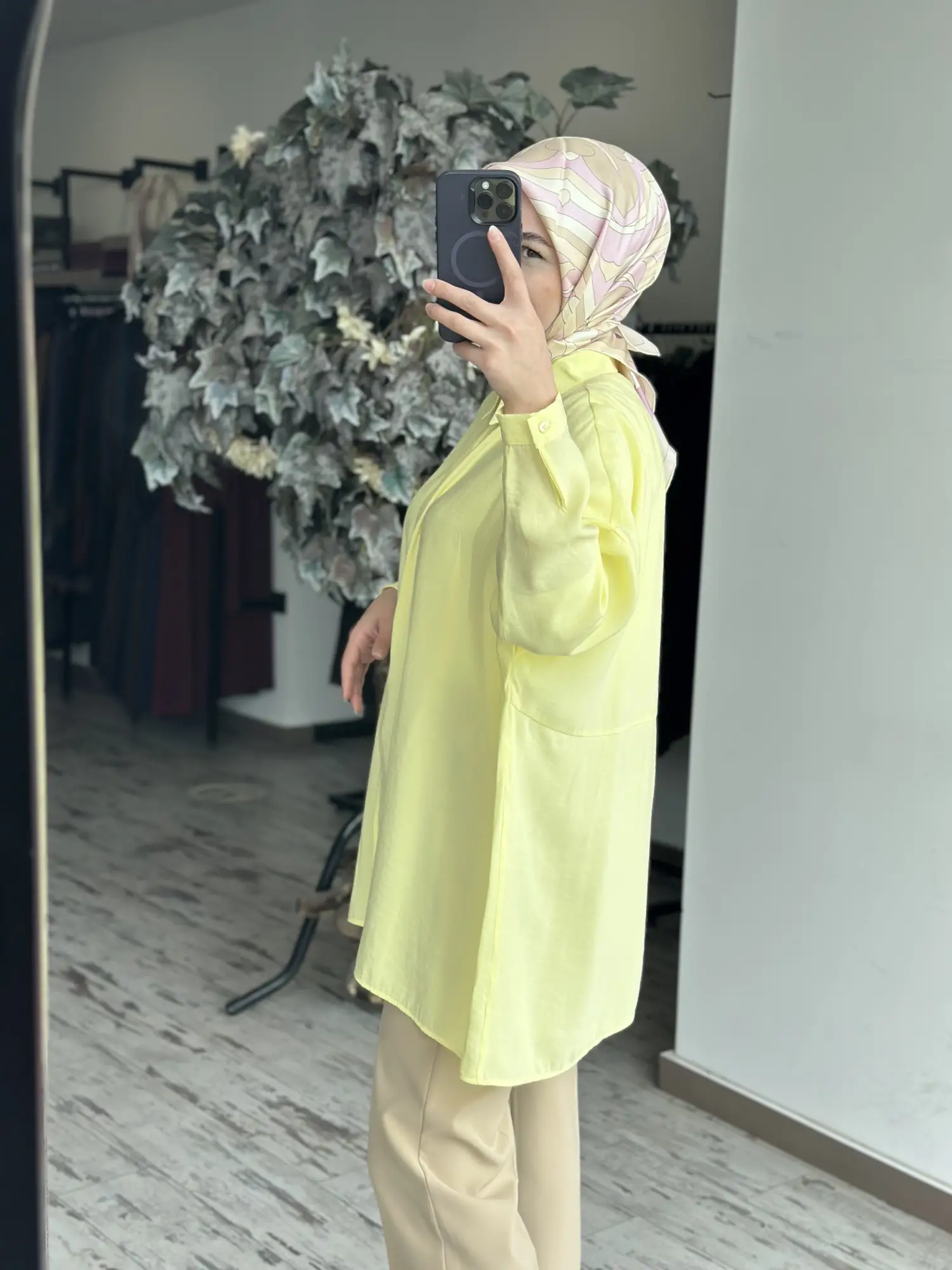 QooQ Store Yarasa Kol Gömlek 26SS233