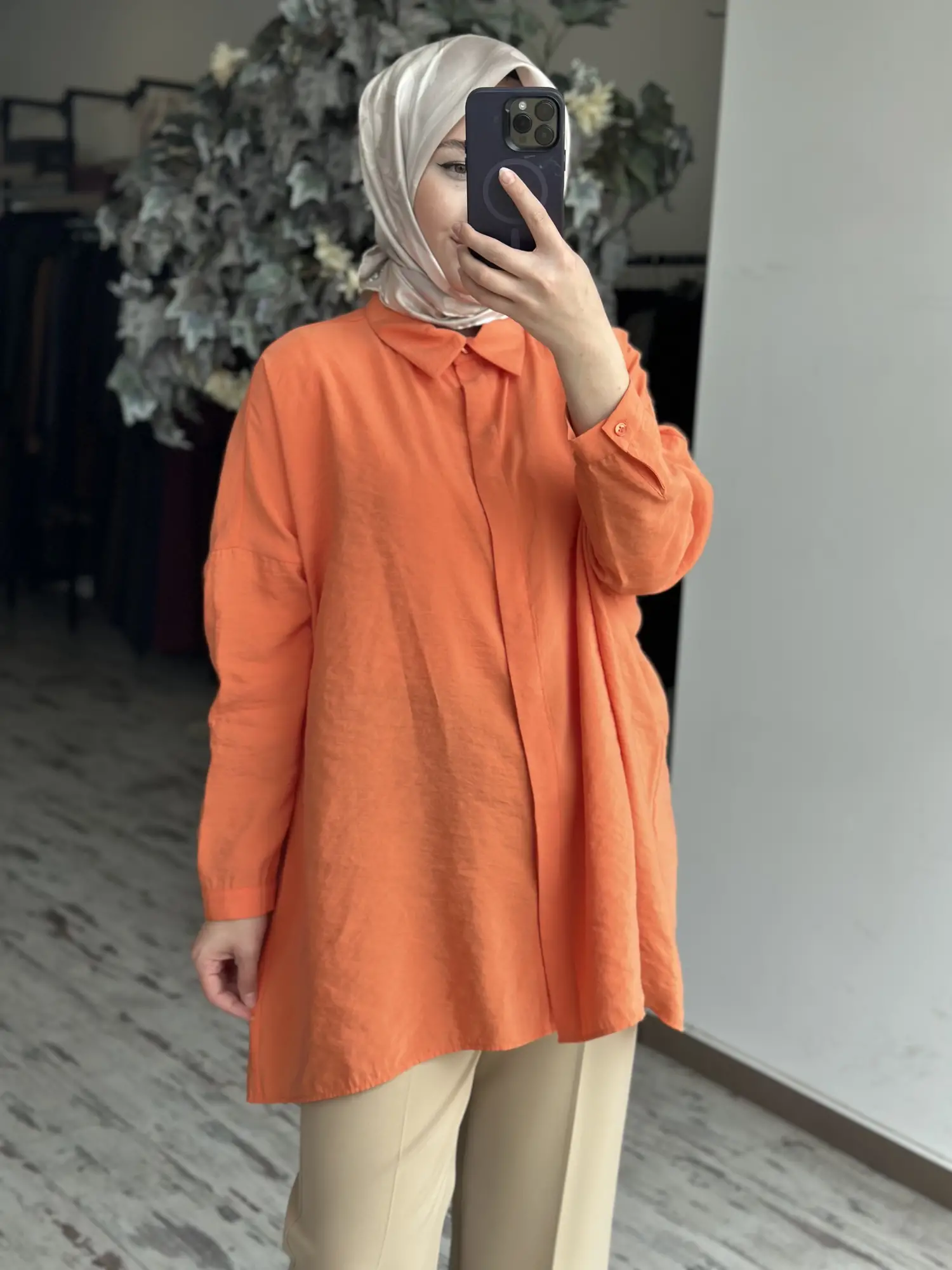 QooQ Store Yarasa Kol Gömlek 26SS233