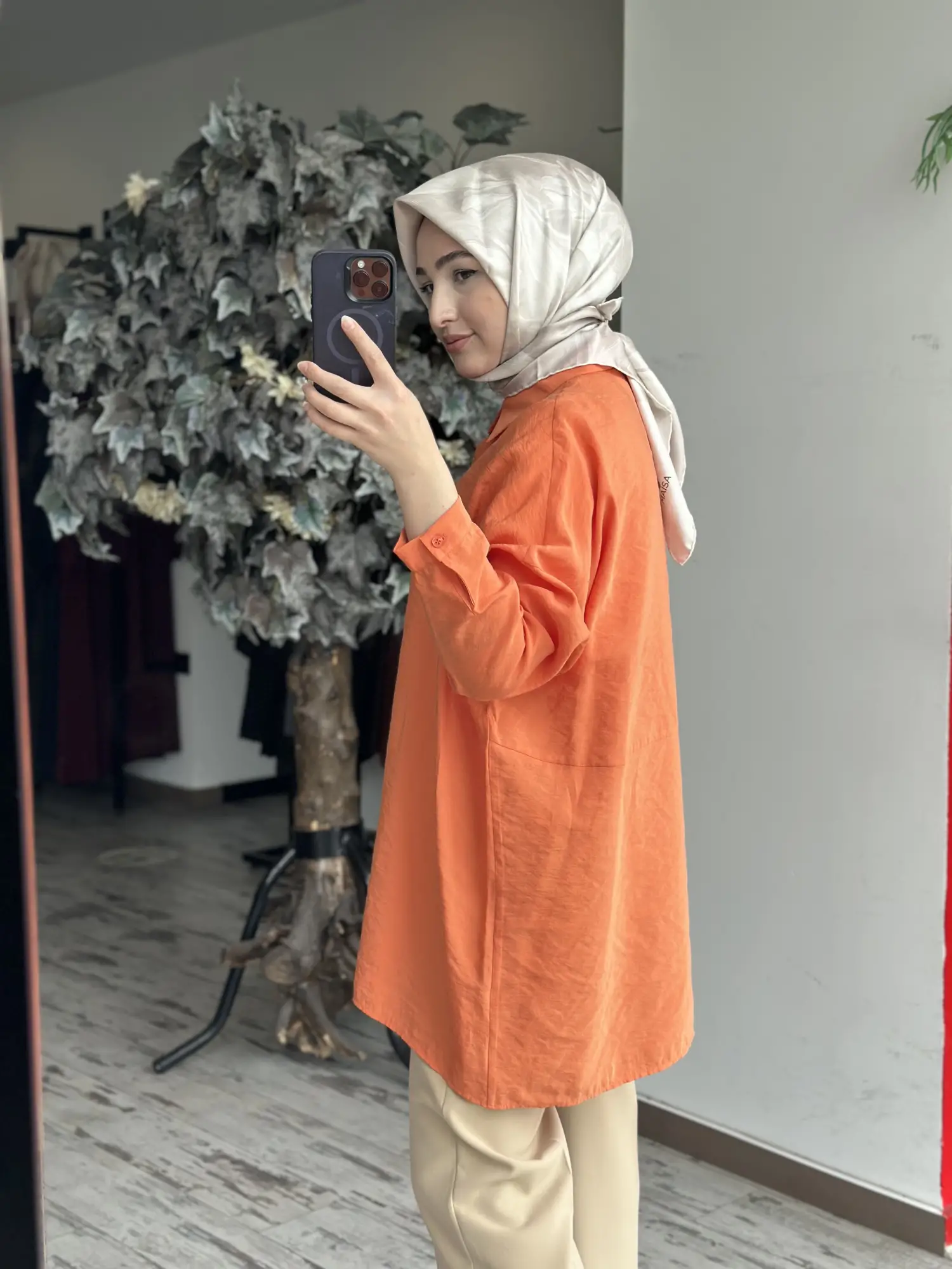 QooQ Store Yarasa Kol Gömlek 26SS233