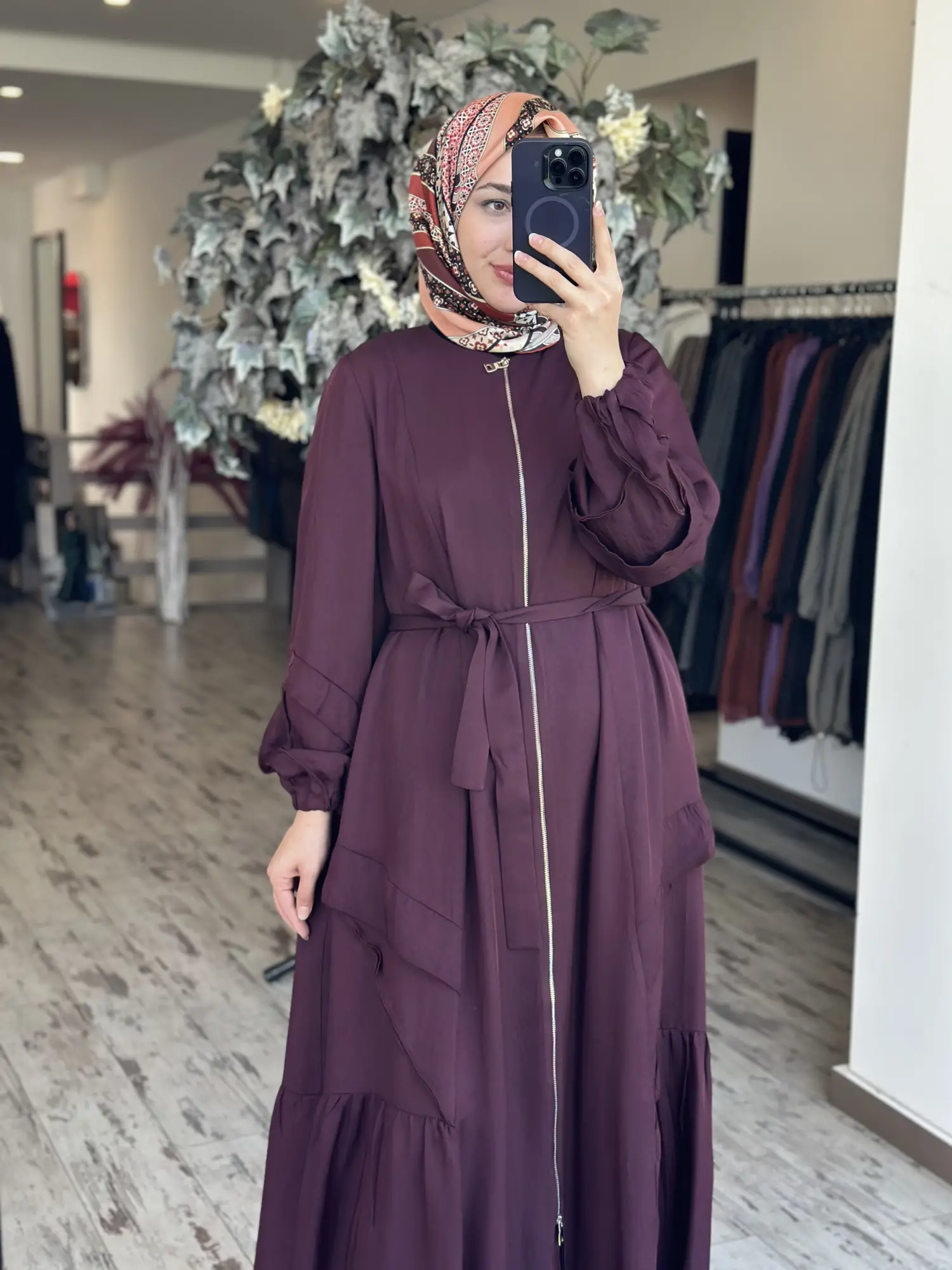 Misswhence Fırfır Detaylı Chanel Keten Pardesü 39508