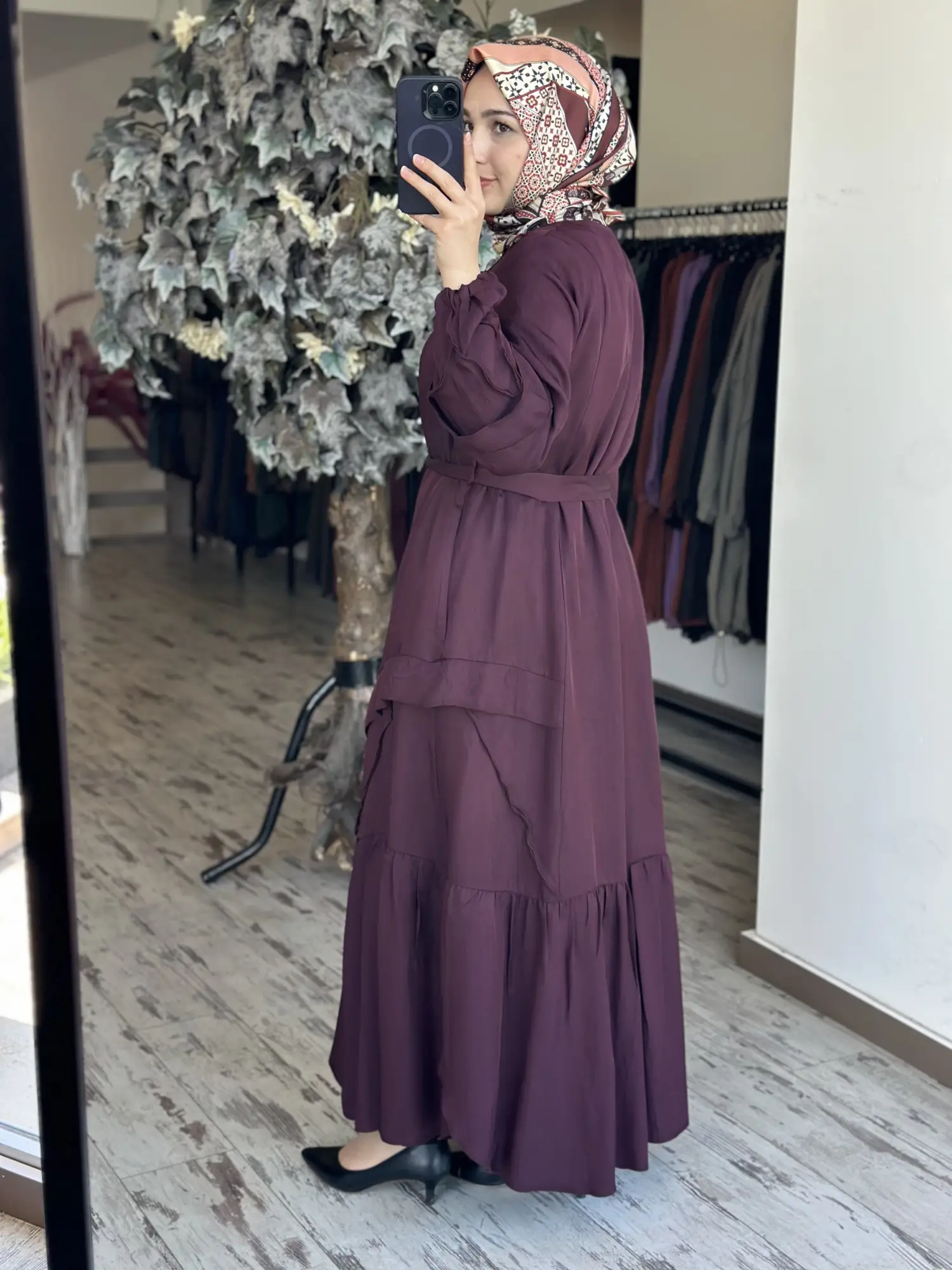 Misswhence Fırfır Detaylı Chanel Keten Pardesü 39508