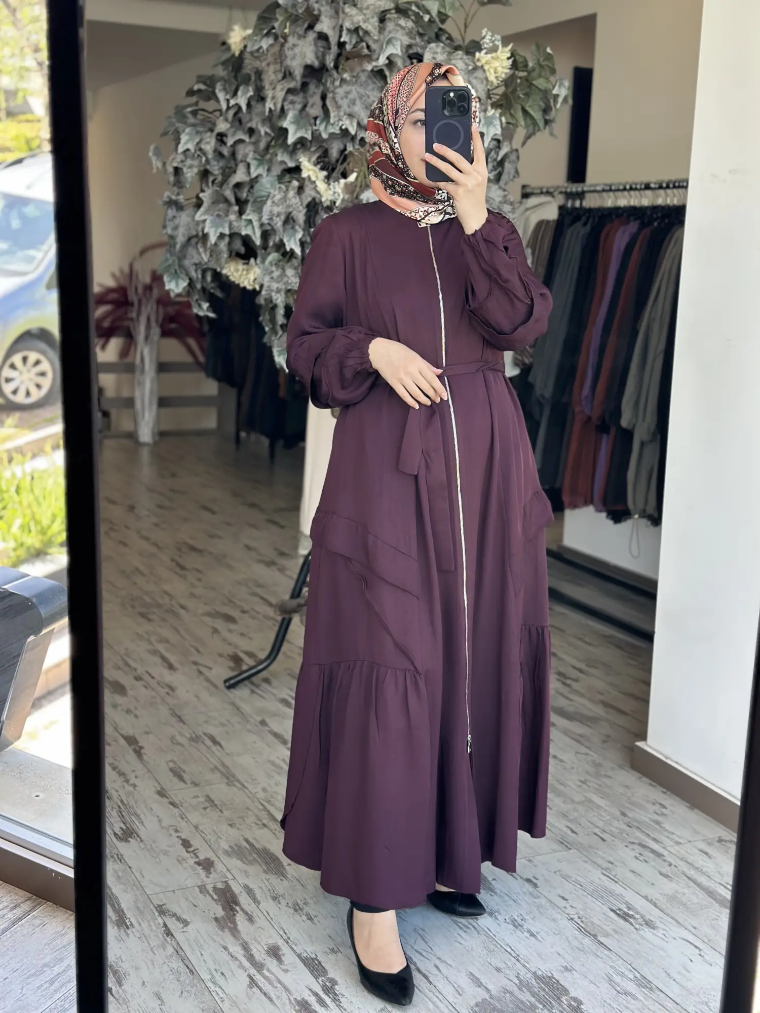 Misswhence Fırfır Detaylı Chanel Keten Pardesü 39508