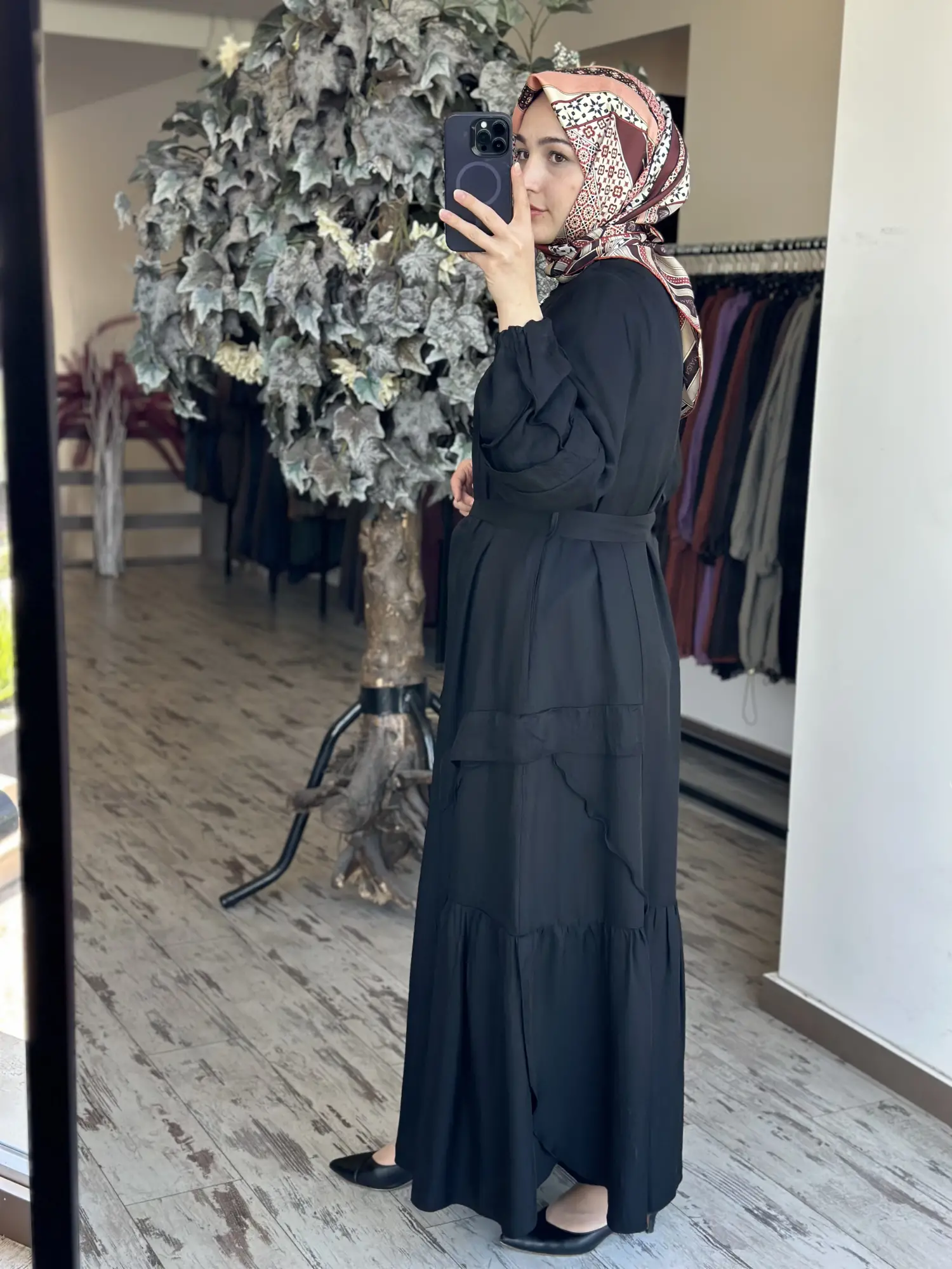 Misswhence Fırfır Detaylı Chanel Keten Pardesü 39508