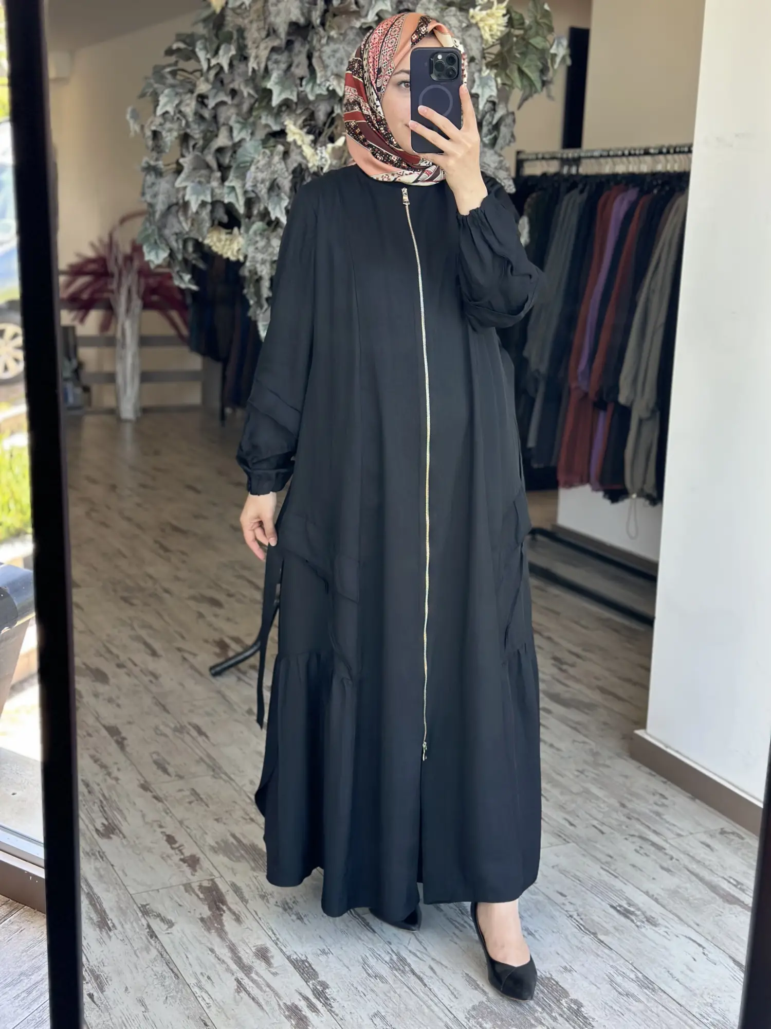 Misswhence Fırfır Detaylı Chanel Keten Pardesü 39508