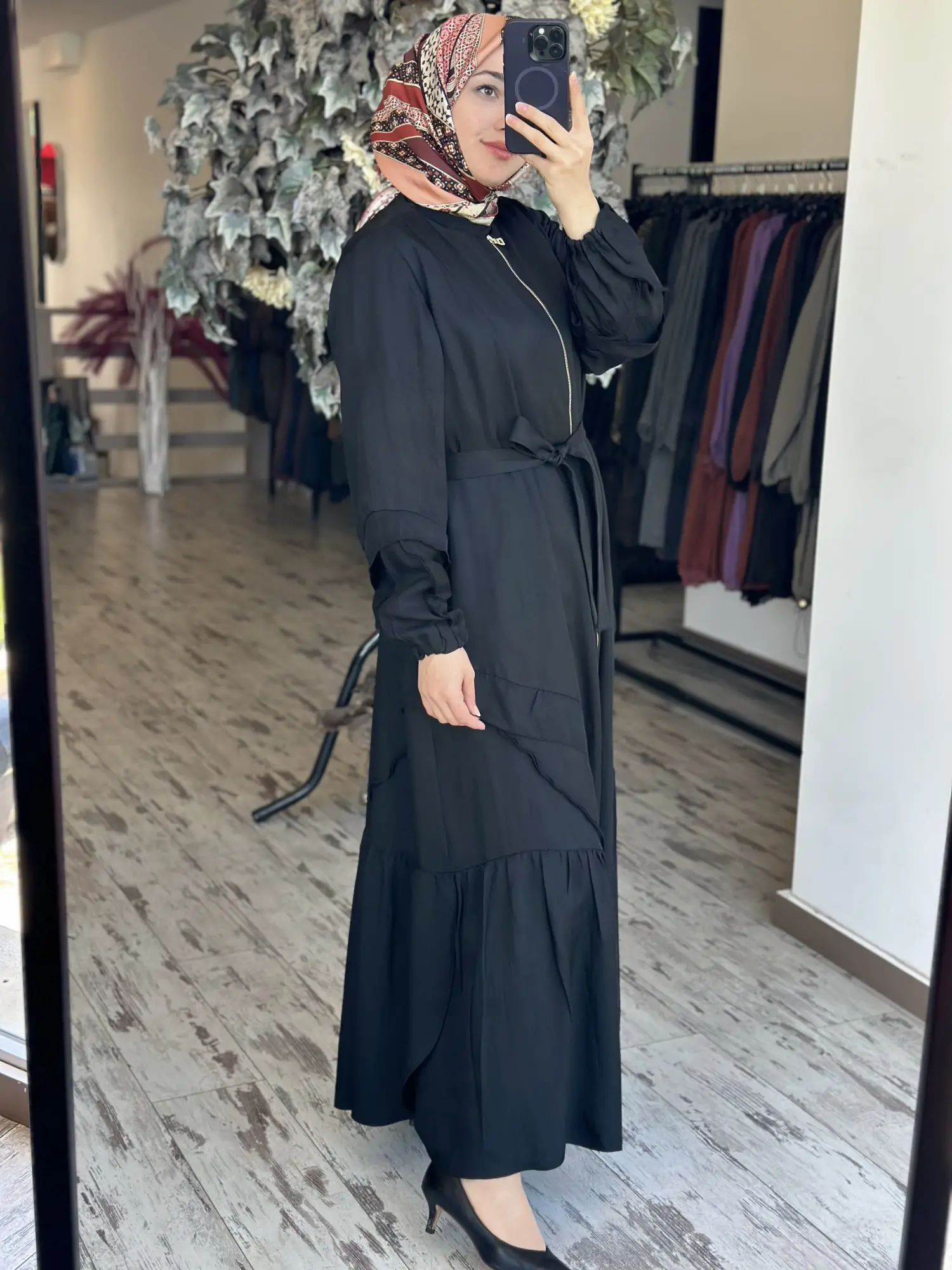 Misswhence Fırfır Detaylı Chanel Keten Pardesü 39508