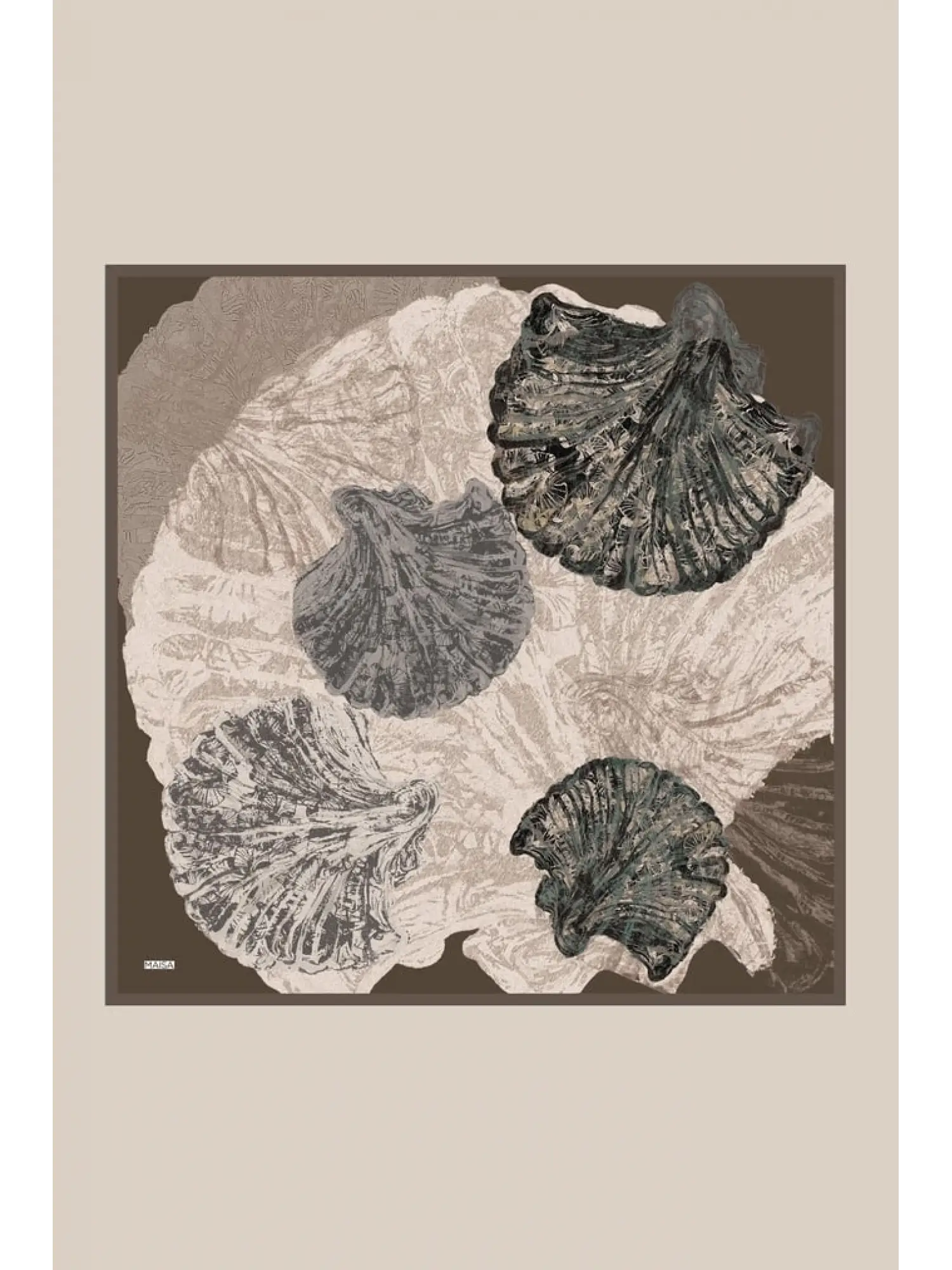 Maisa Revnak 90X90 Twil İpek Eşarp
