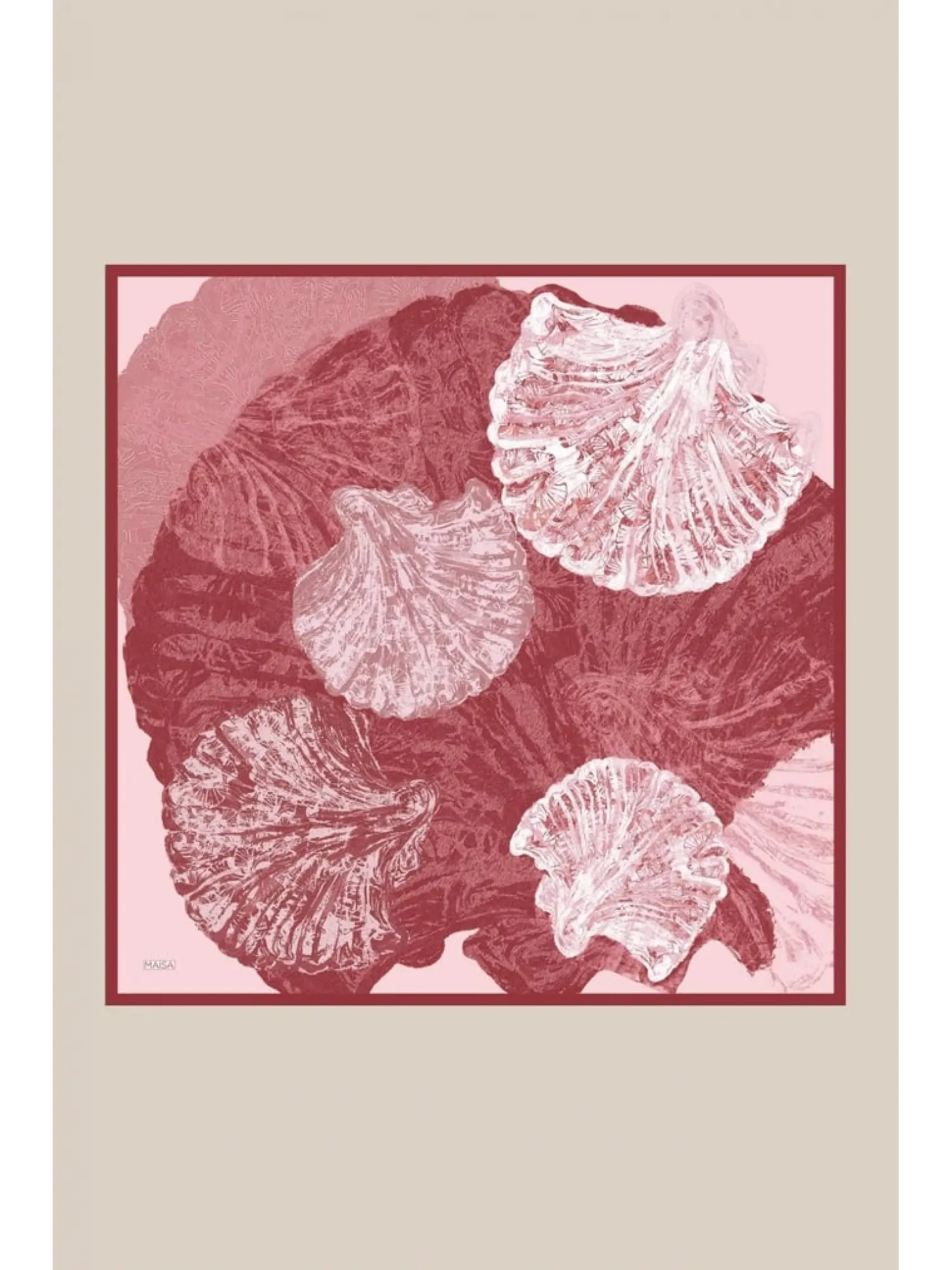 Maisa Revnak 90X90 Twil İpek Eşarp