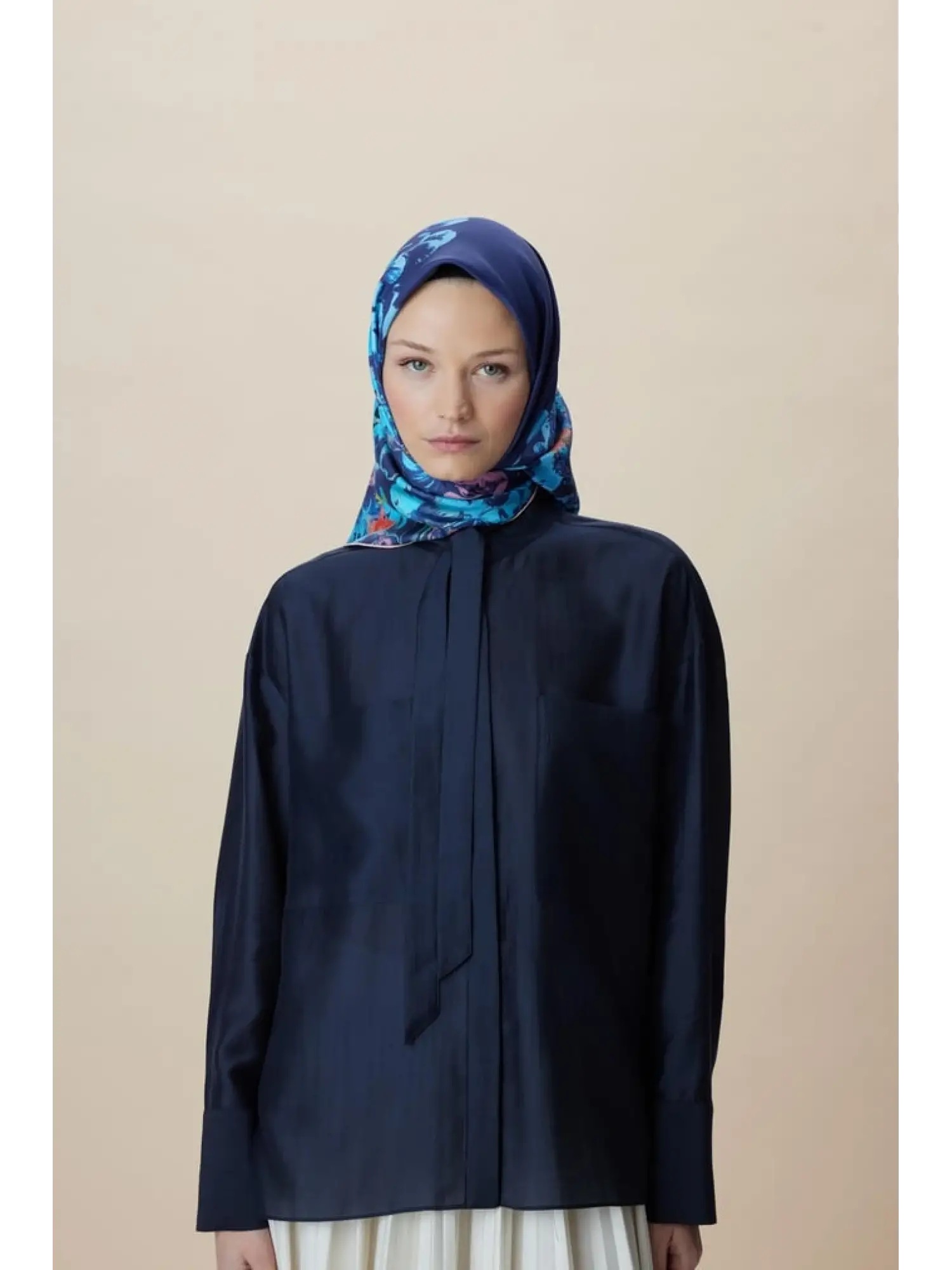 Maisa Larin 90X90 Twil İpek Eşarp
