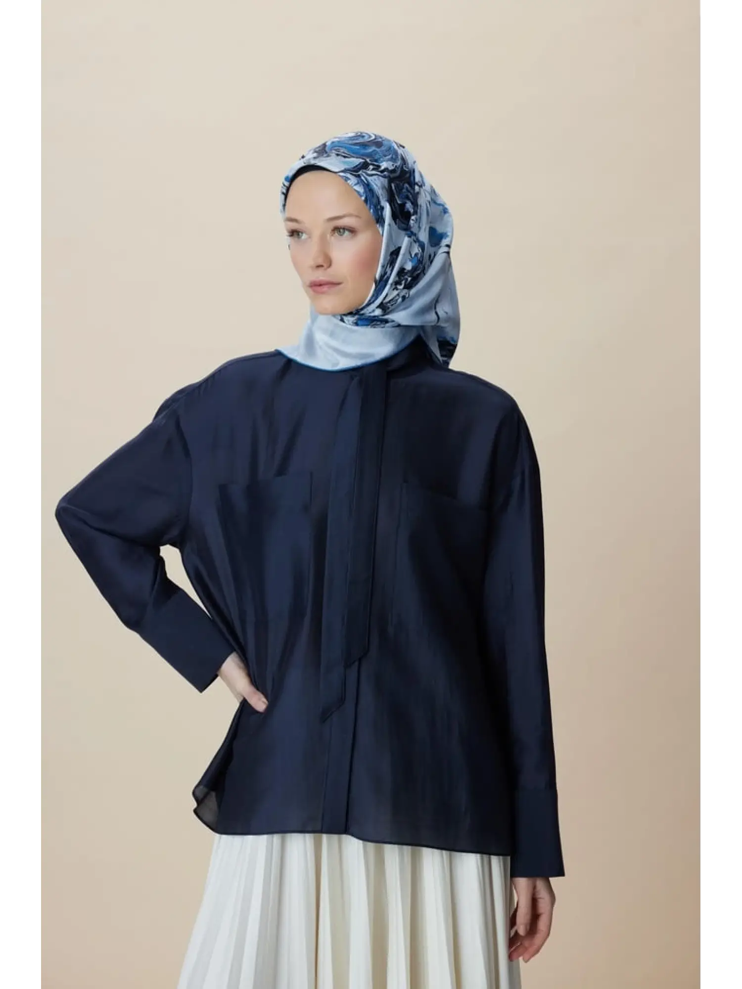 Maisa Düş 90X90 Twil İpek Eşarp