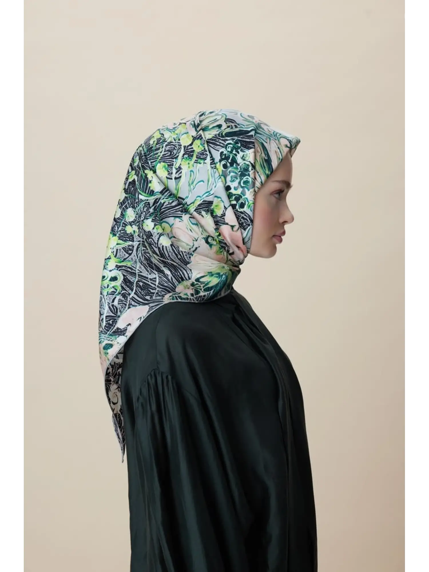 Maisa Koral 90X90 Mulberry İpek Eşarp
