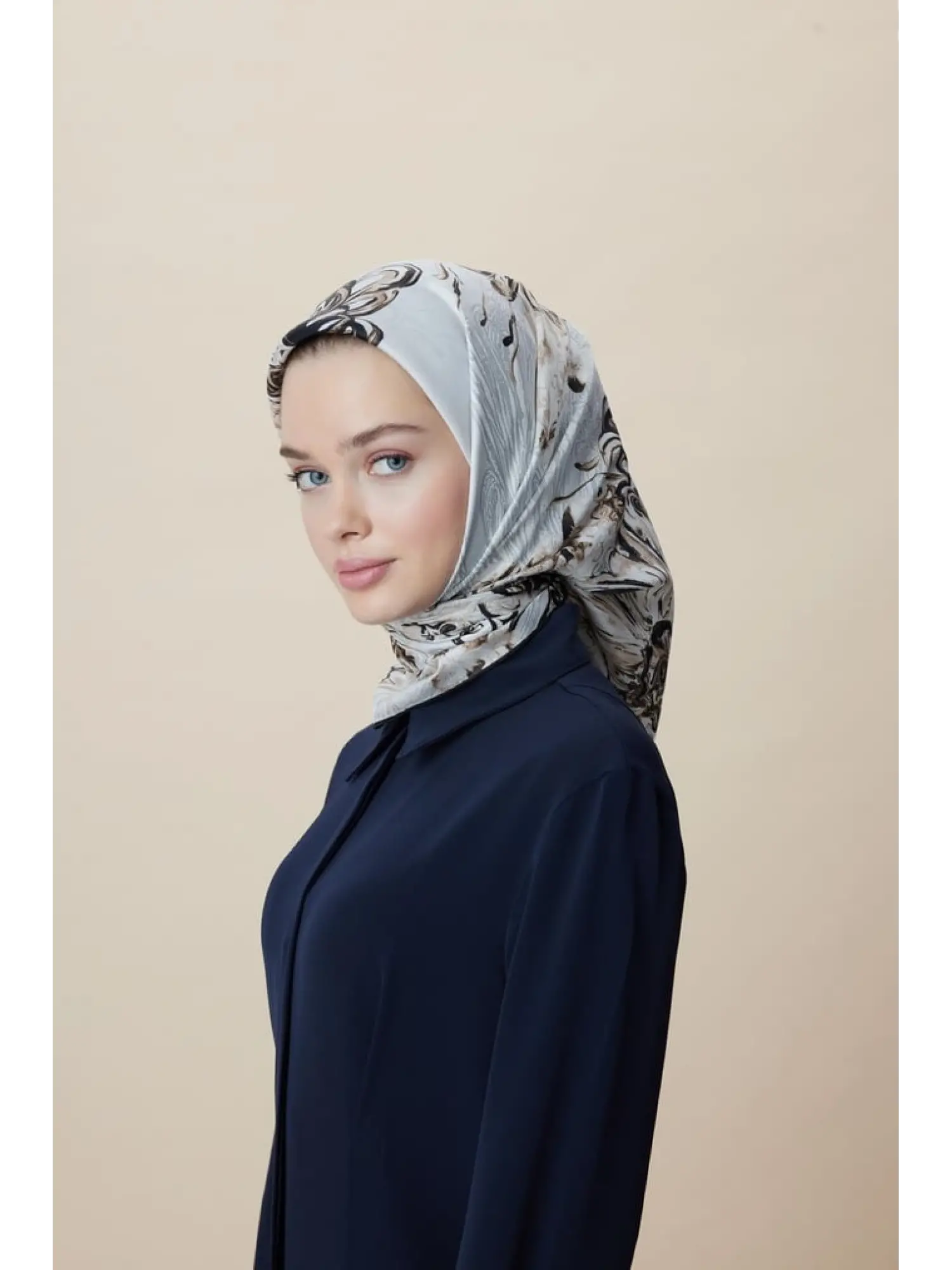 Maisa Koral 90X90 Mulberry İpek Eşarp