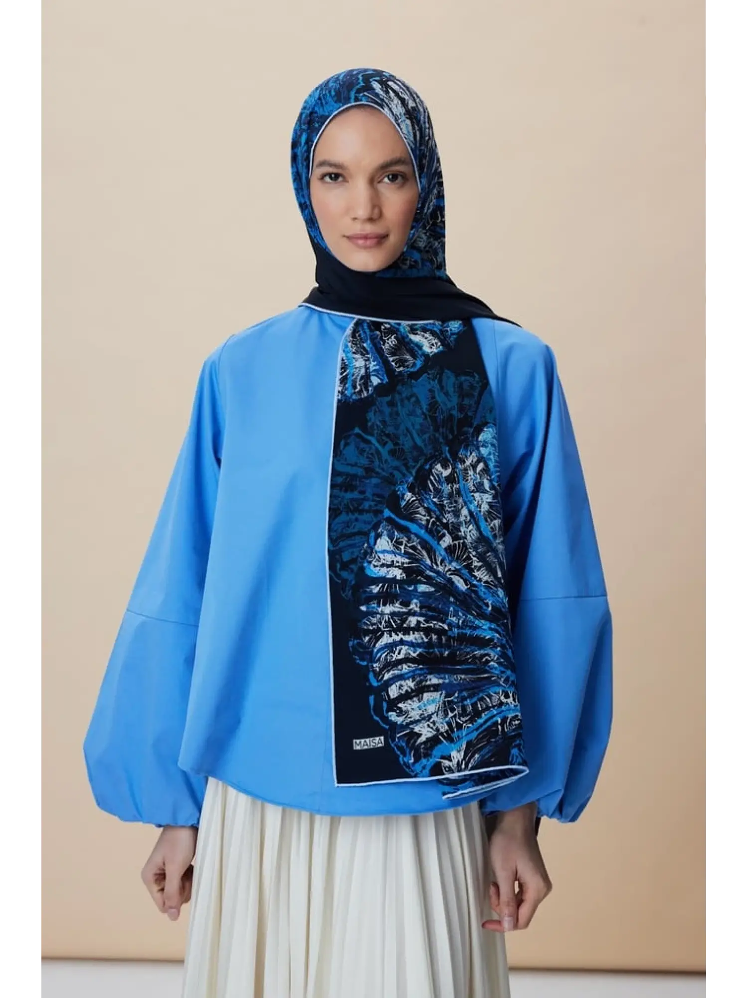 Maisa Sayra Krep İpek Şal 70x190
