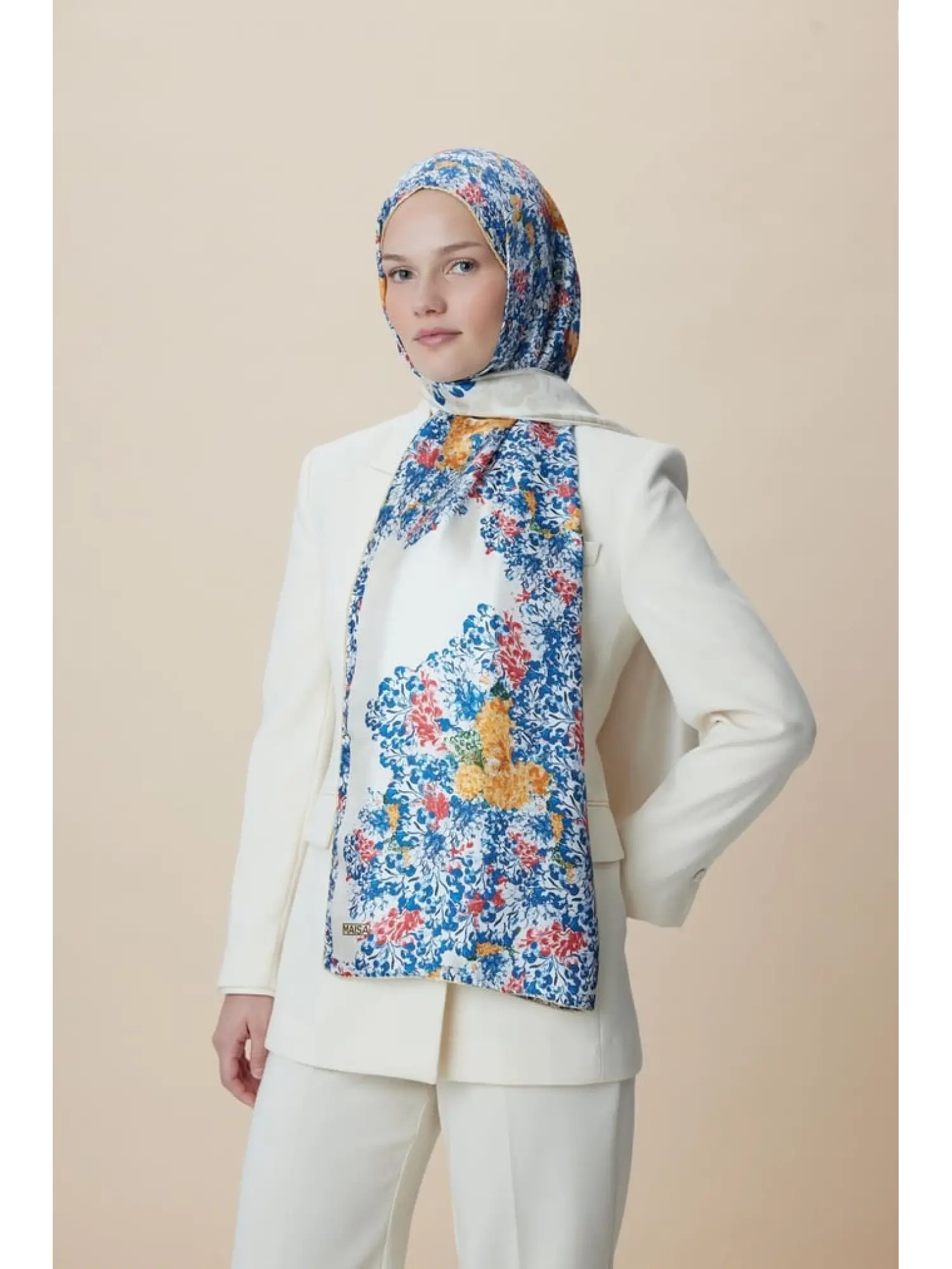 Maisa Larin Mulberry İpek Şal 70x190