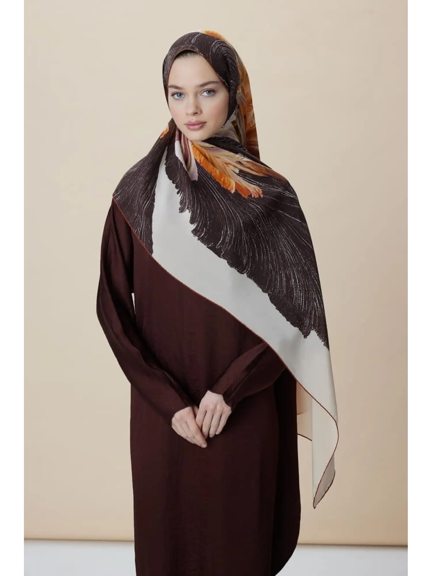 Maisa Yakamoz Krep İpek Şal 70x190